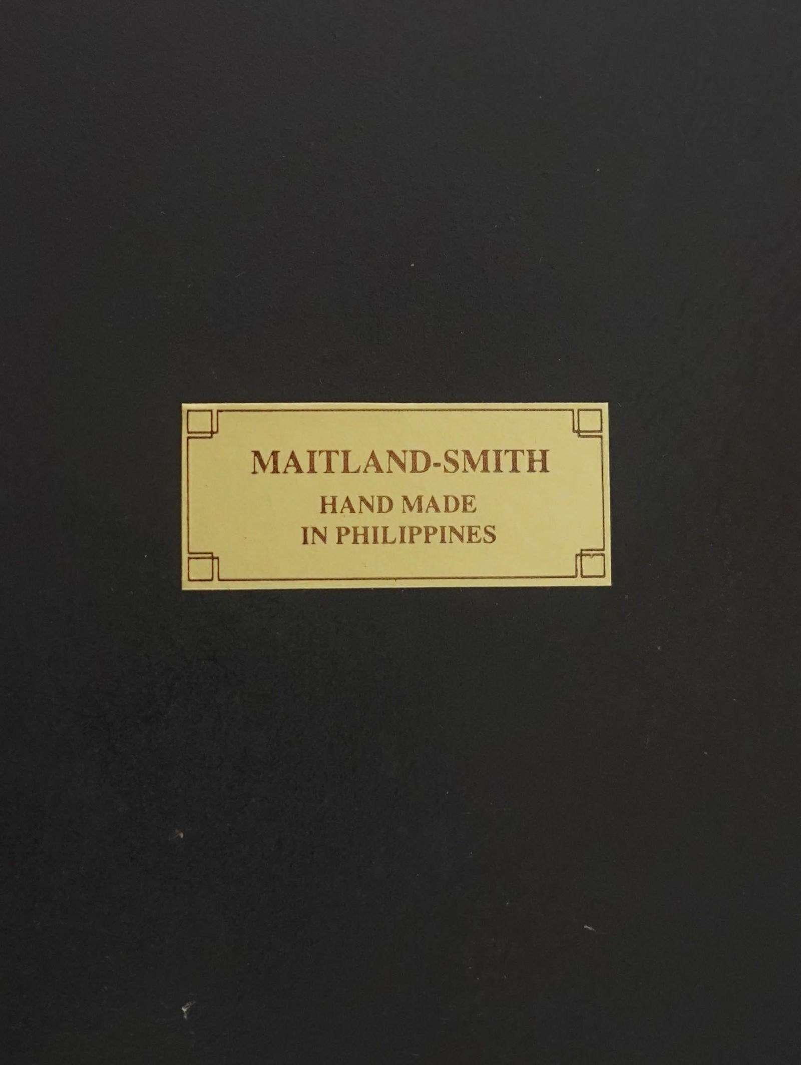 Maitland-Smith Two-Drawer Mahogany and Leather Flip-Top Game Table - 18