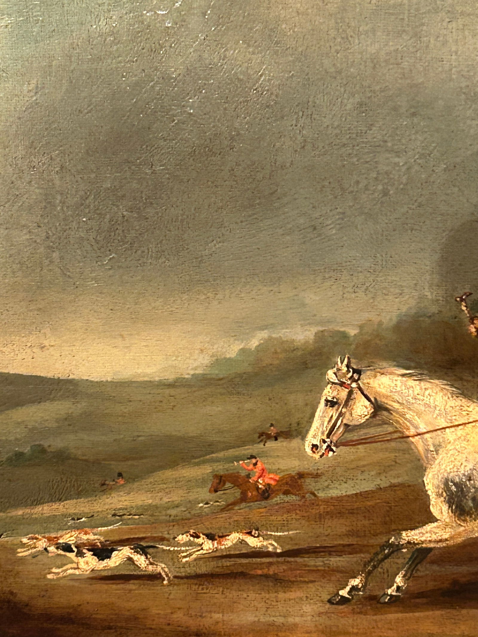 Vintage Hunt Scene Paintings - A Pair - 3