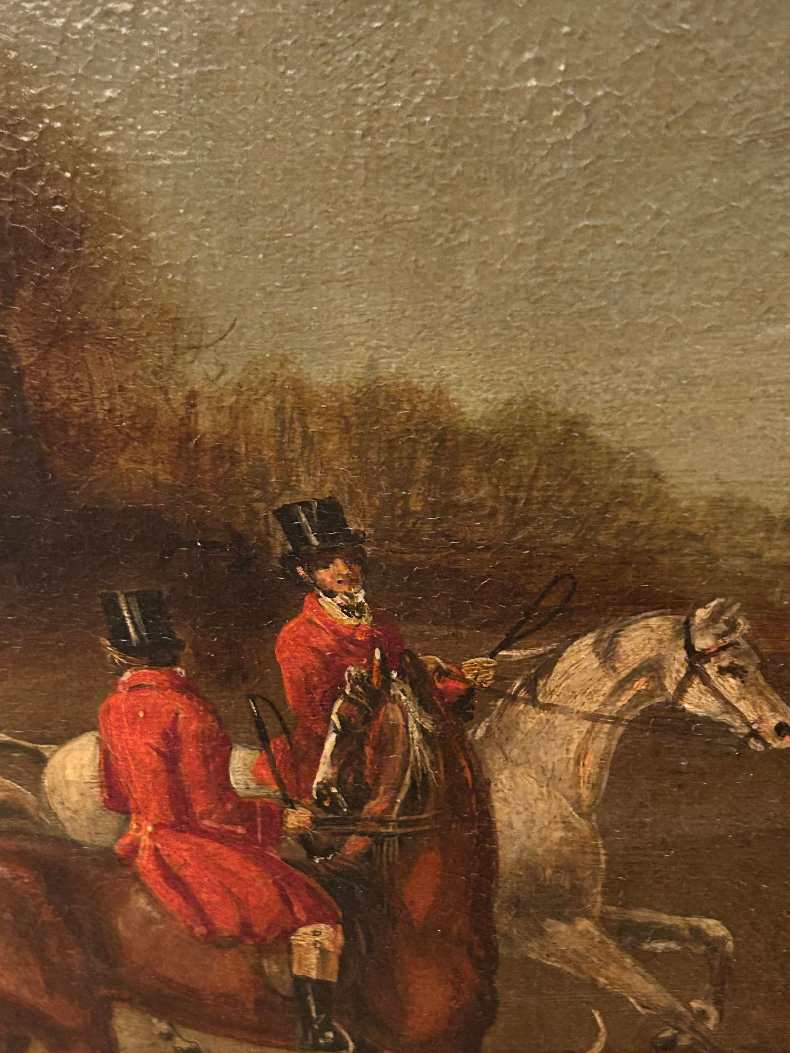 Vintage Hunt Scene Paintings - A Pair - 6