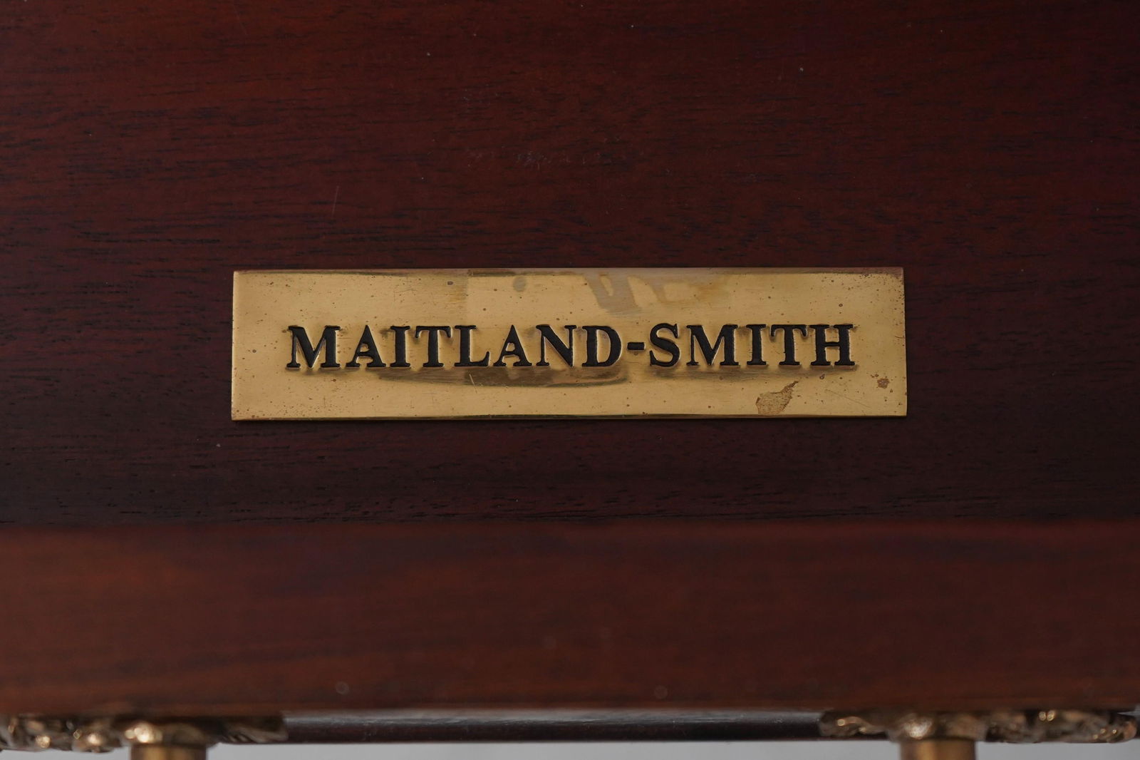 Maitland-Smith Mahogany Chippendale Style Secretary Desk - 17