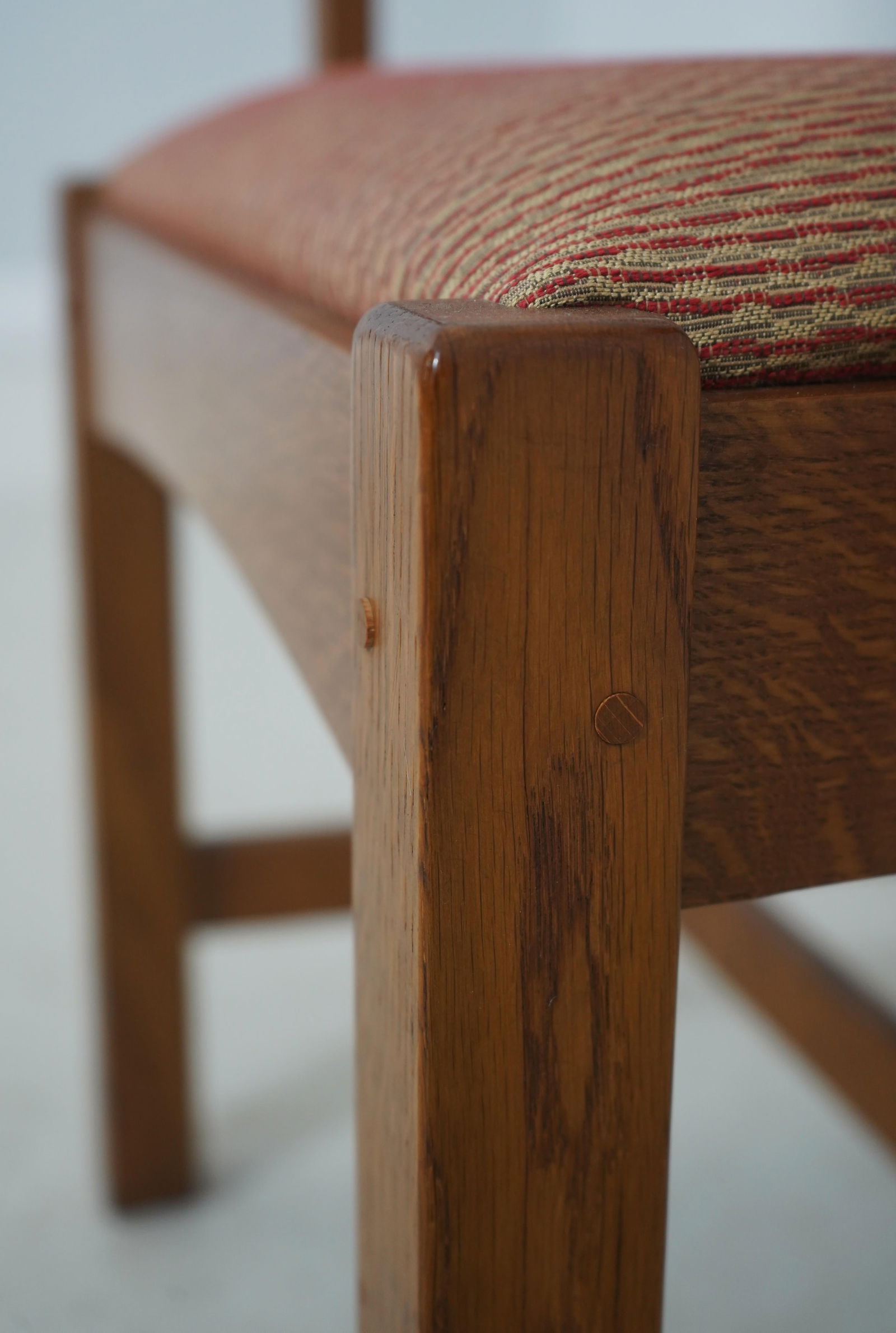 Pair of Stickley Mission Oak Cottage Armchairs - 14