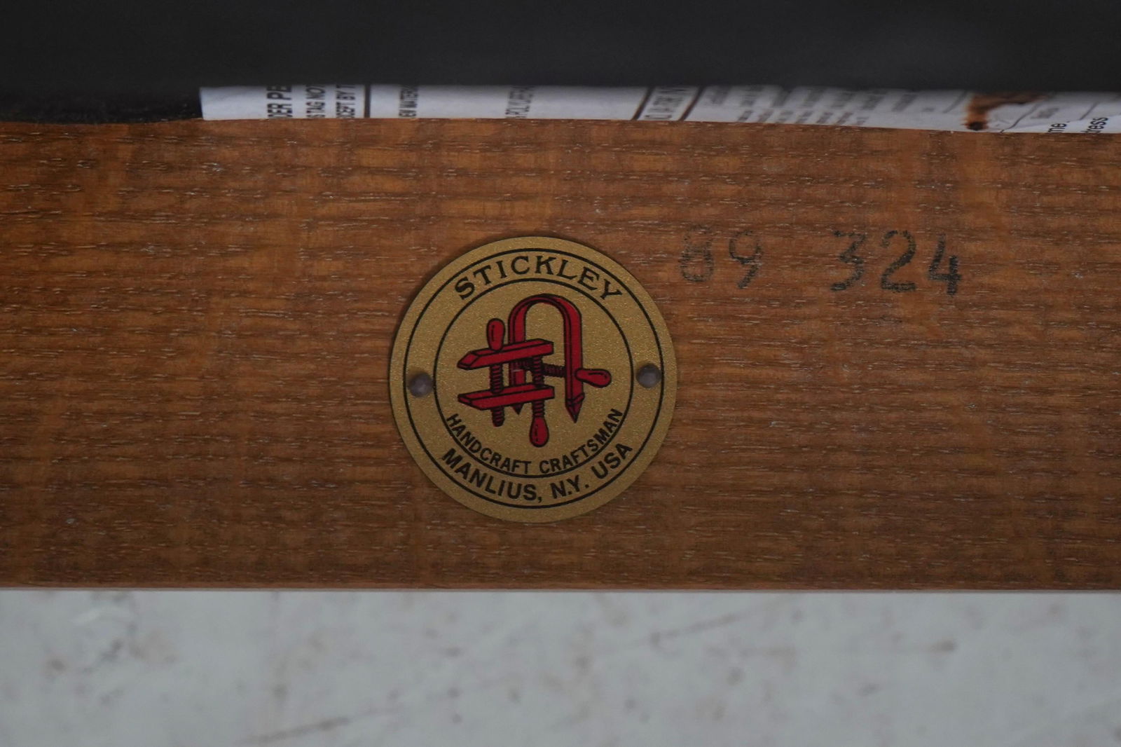 Pair of Stickley Mission Oak Cottage Armchairs - 16