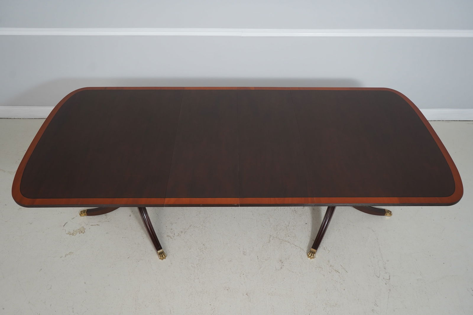 Stickley Mahogany Banded Dining Room Table - 11