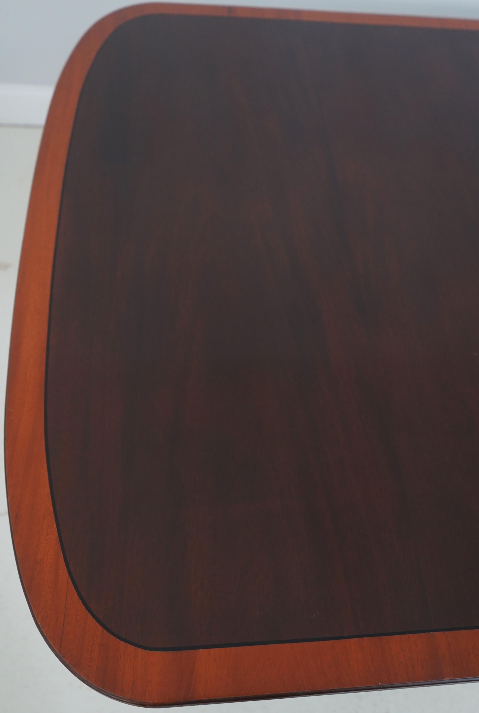 Stickley Mahogany Banded Dining Room Table - 12