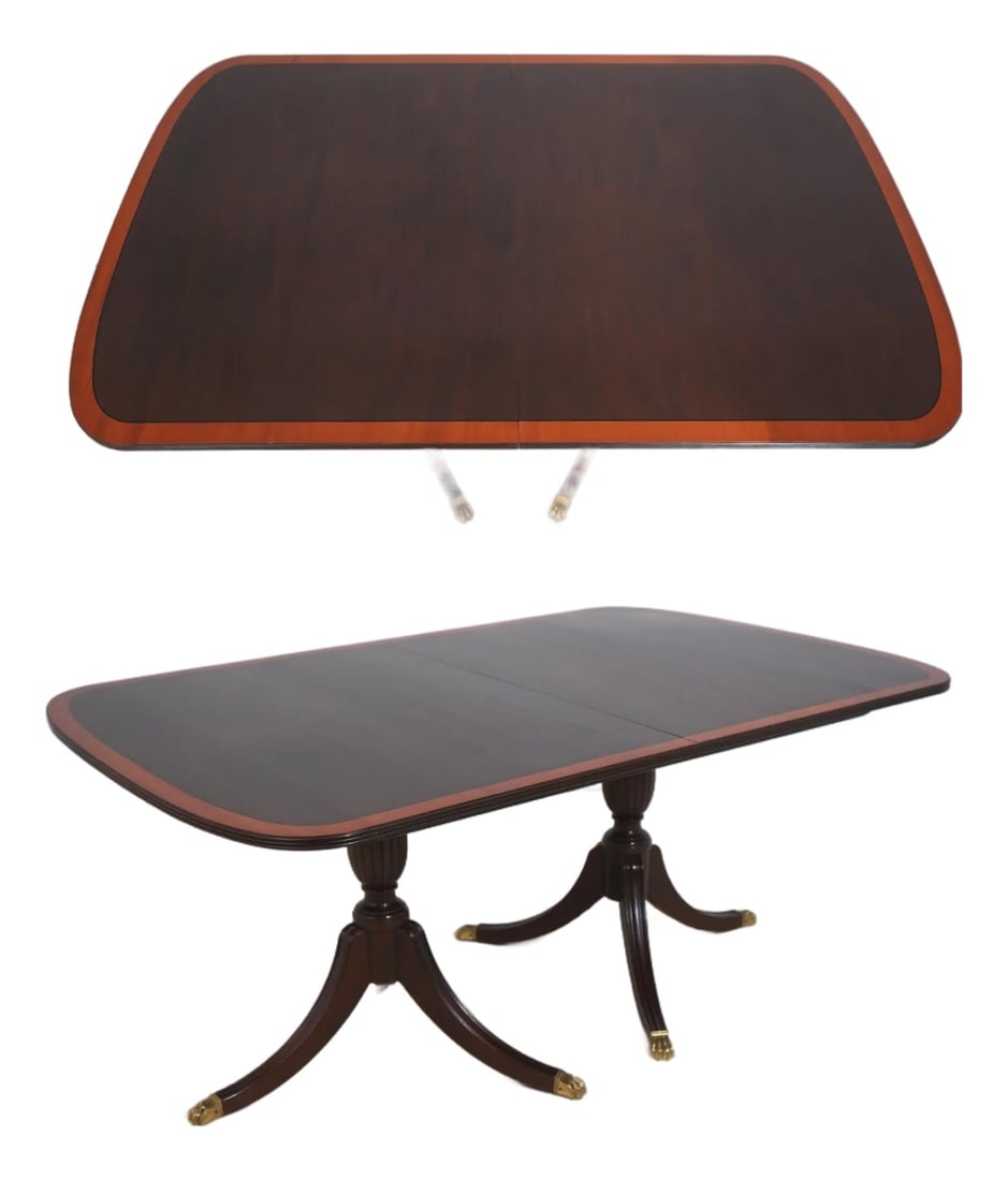 Stickley Mahogany Banded Dining Room Table (1 of 18)