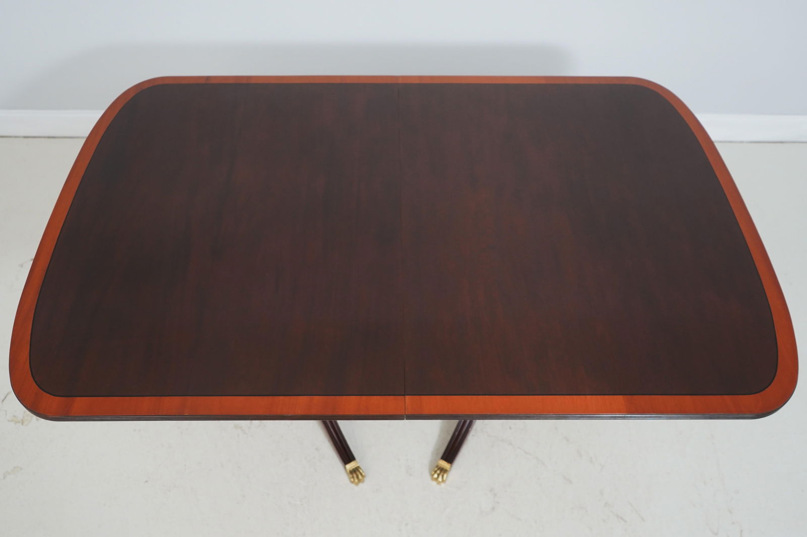 Stickley Mahogany Banded Dining Room Table - 3