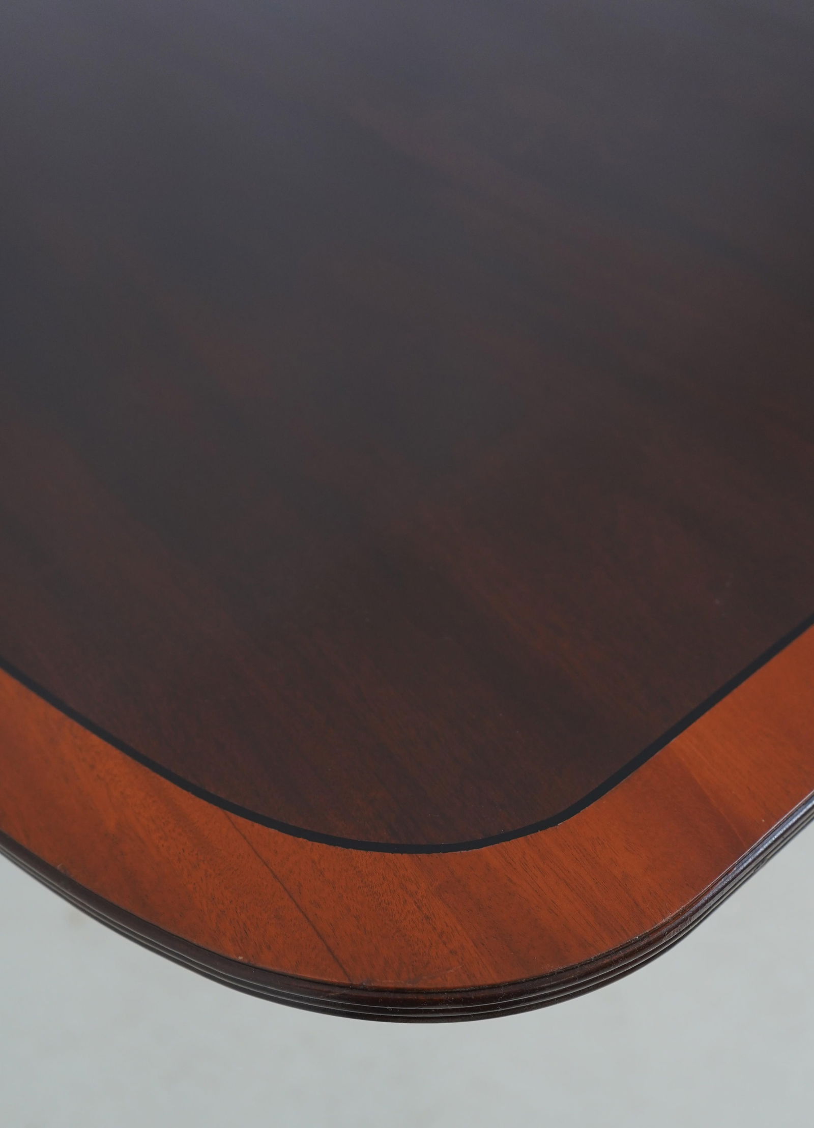 Stickley Mahogany Banded Dining Room Table - 4