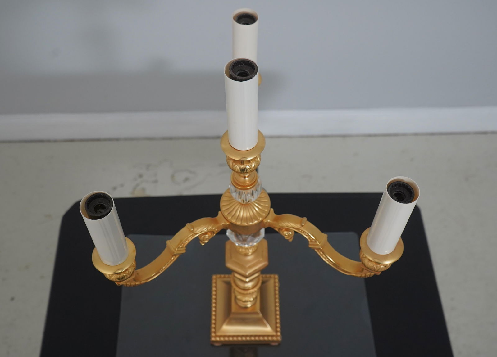 Pair of Laudarte Italian Four-Light Candelabra Lamps - 13