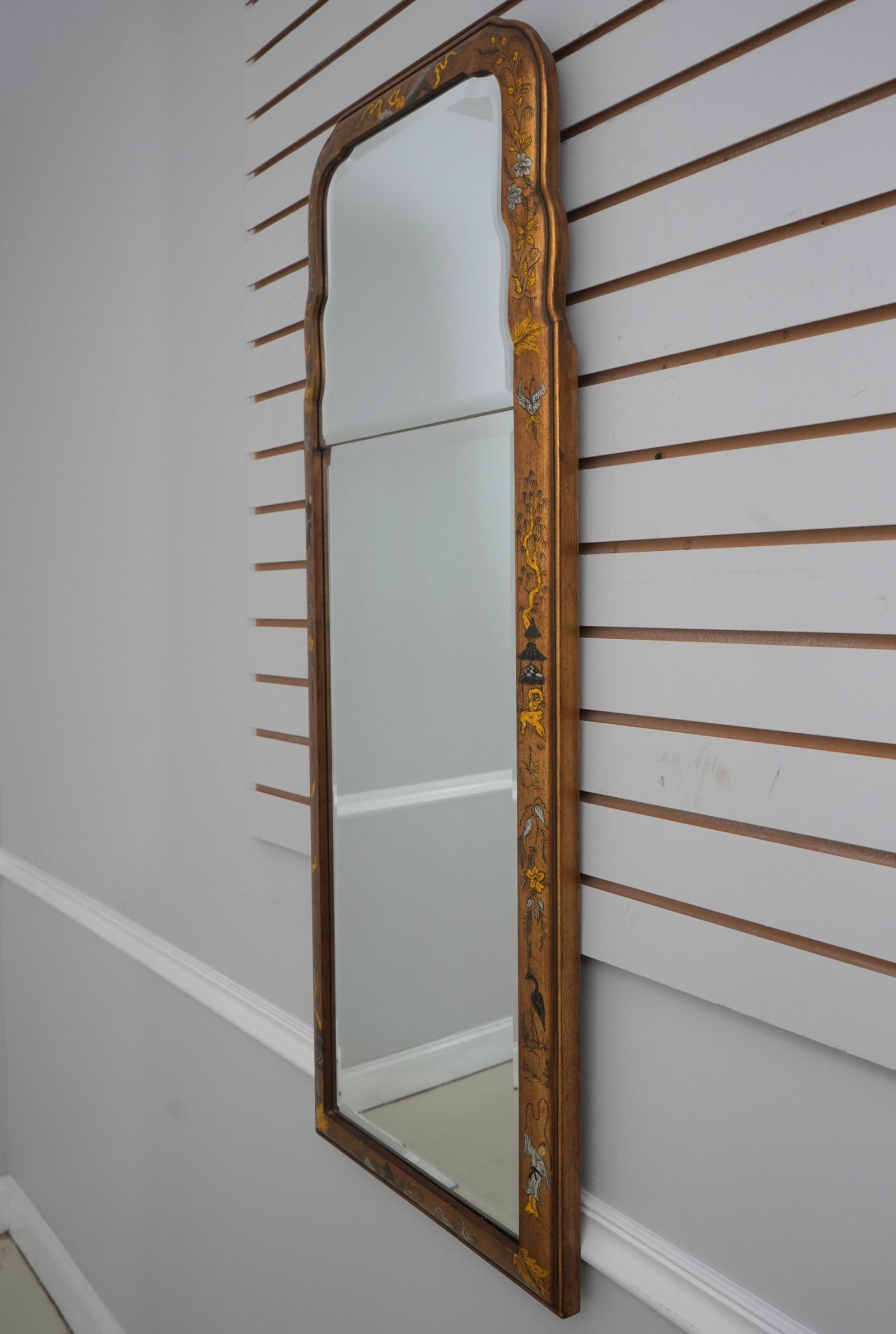 Friedman Brothers Gold Chinoiserie Wall Mirror - 2