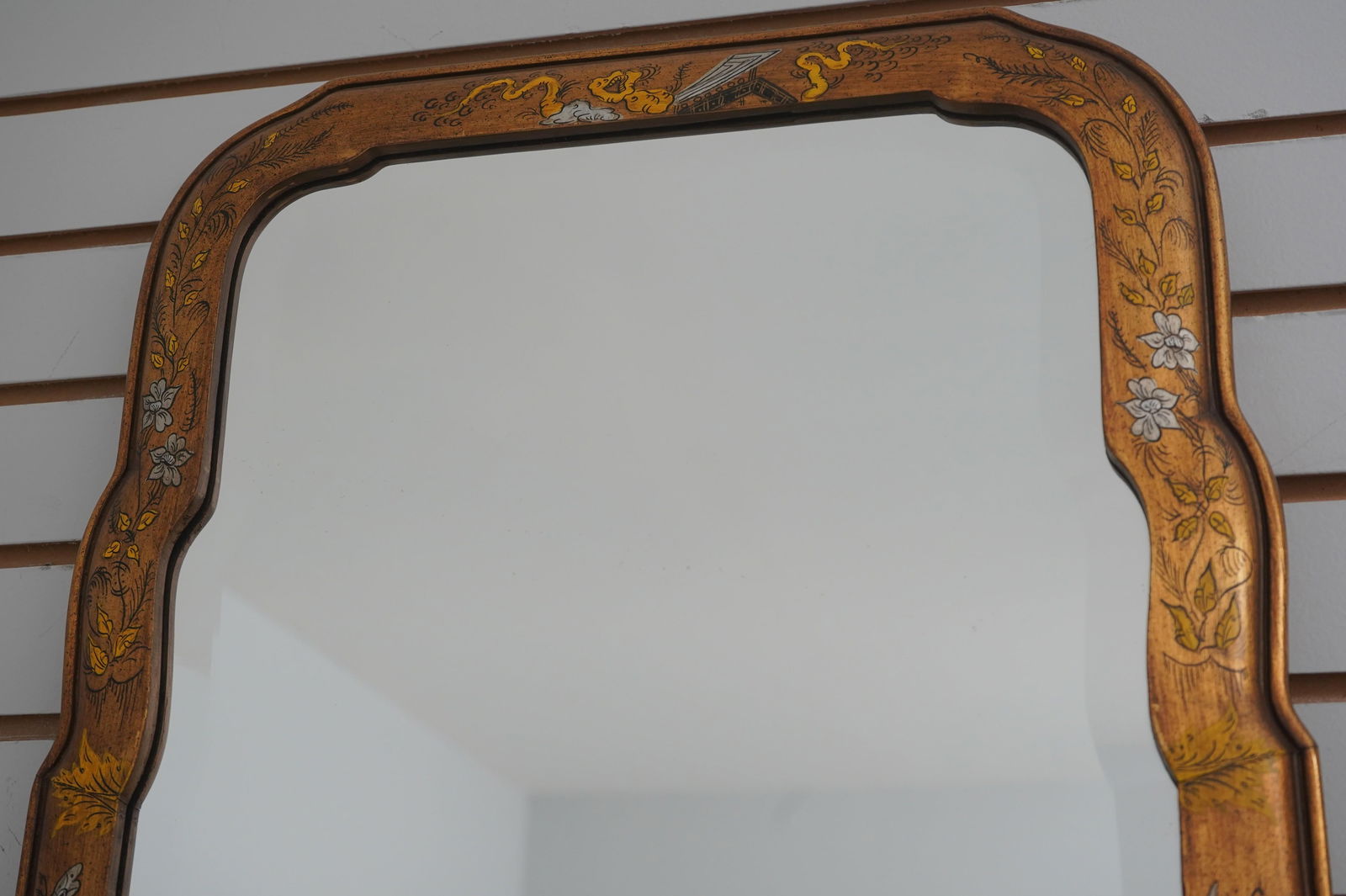 Friedman Brothers Gold Chinoiserie Wall Mirror - 5