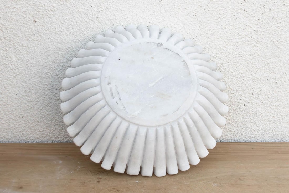 Hand-Carved Large Marble Centerpiece - 5
