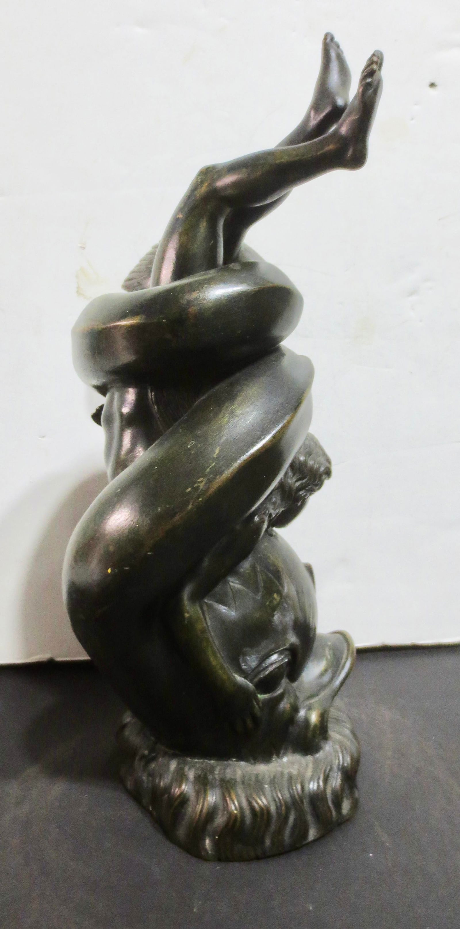 Grand Tour Bronze of Winged Eros on Dolphin - 6