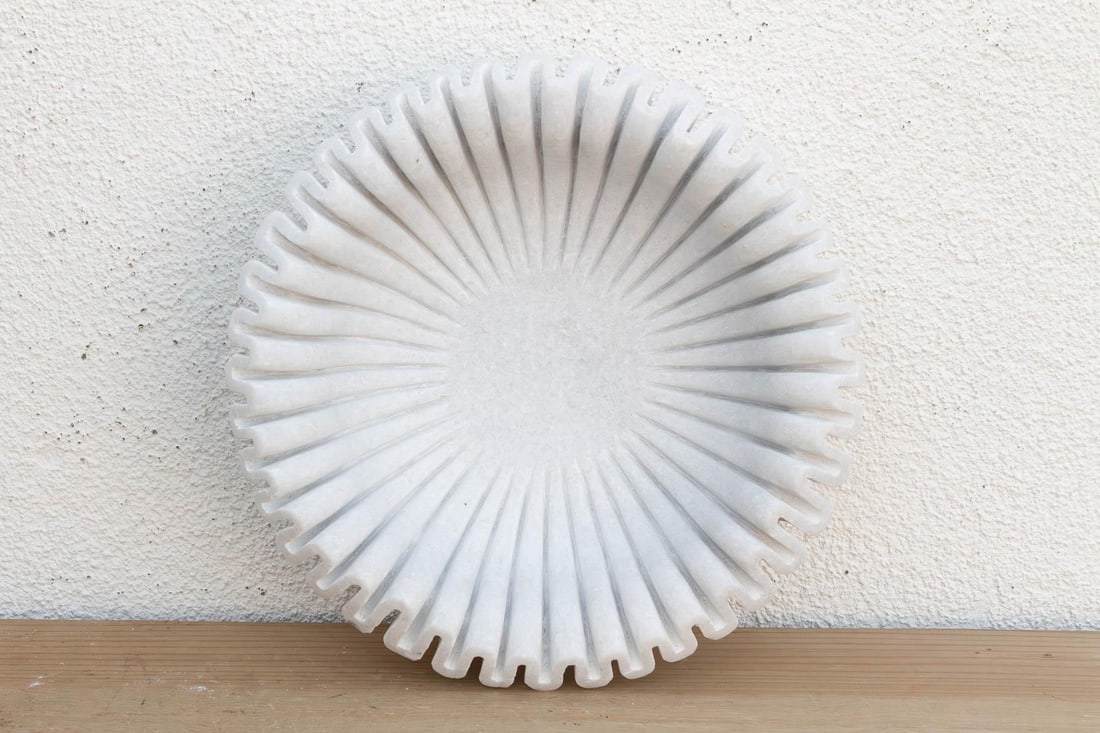 Grand Fluted Marble Catch-All - 5