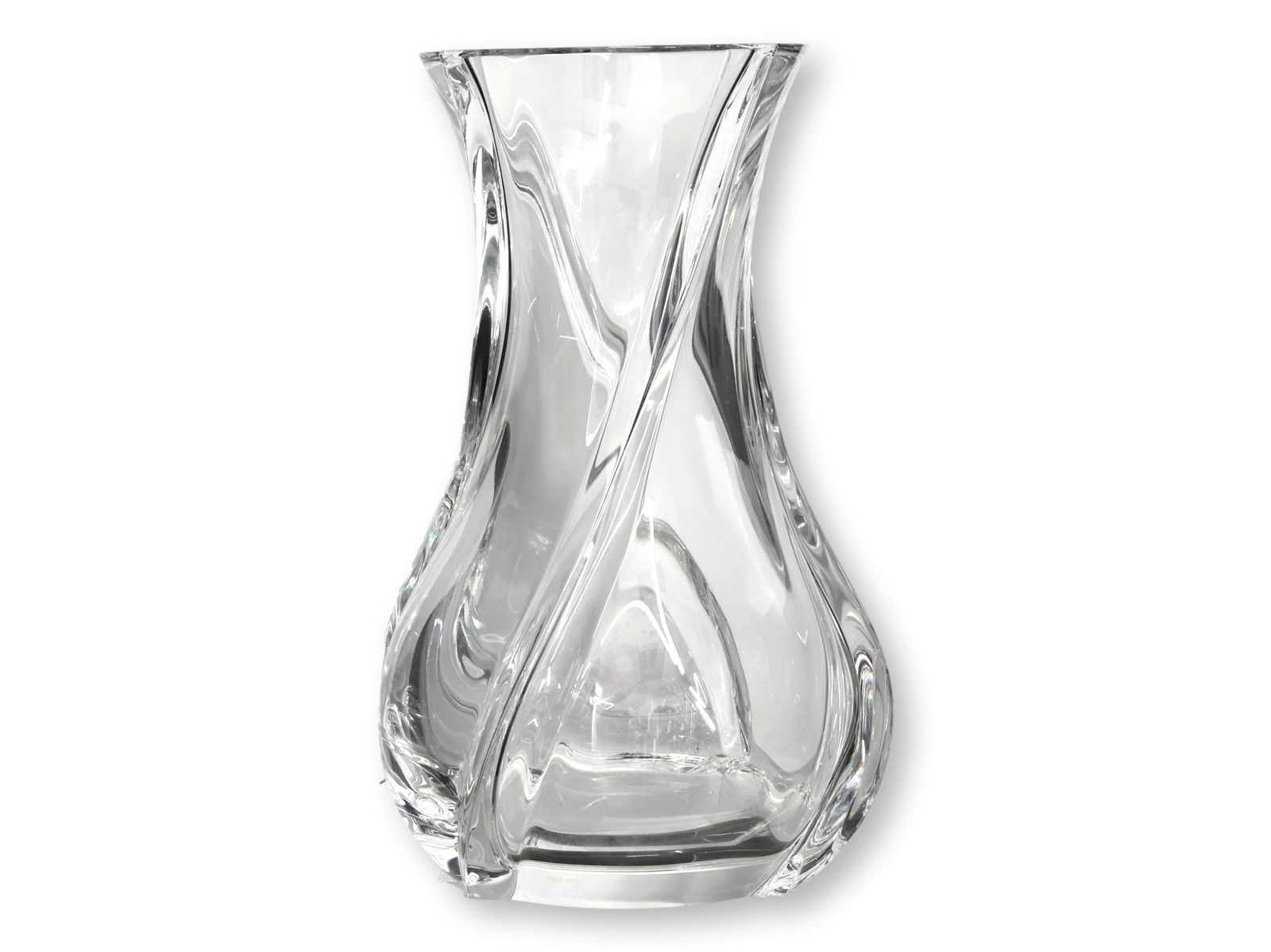 Baccarat Crystal 10.5" Serpentine Vase - 2
