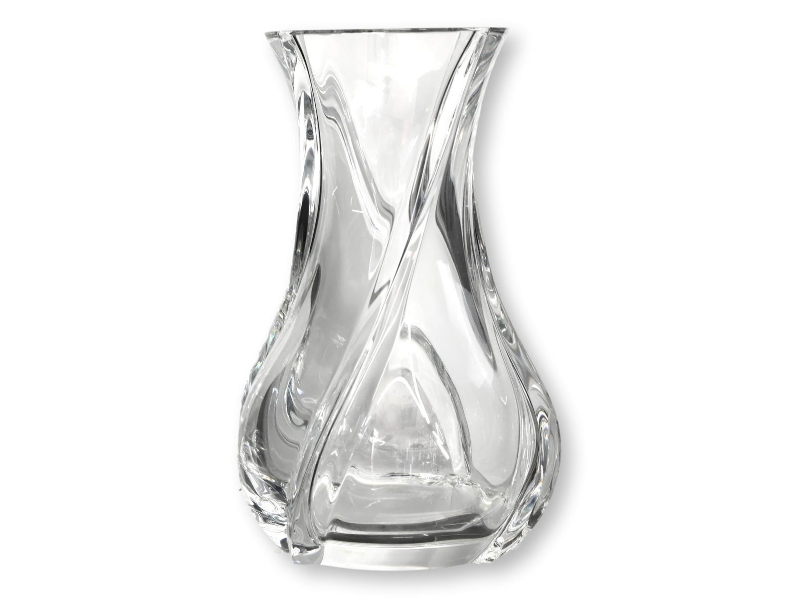 Baccarat Crystal 10.5" Serpentine Vase - 3