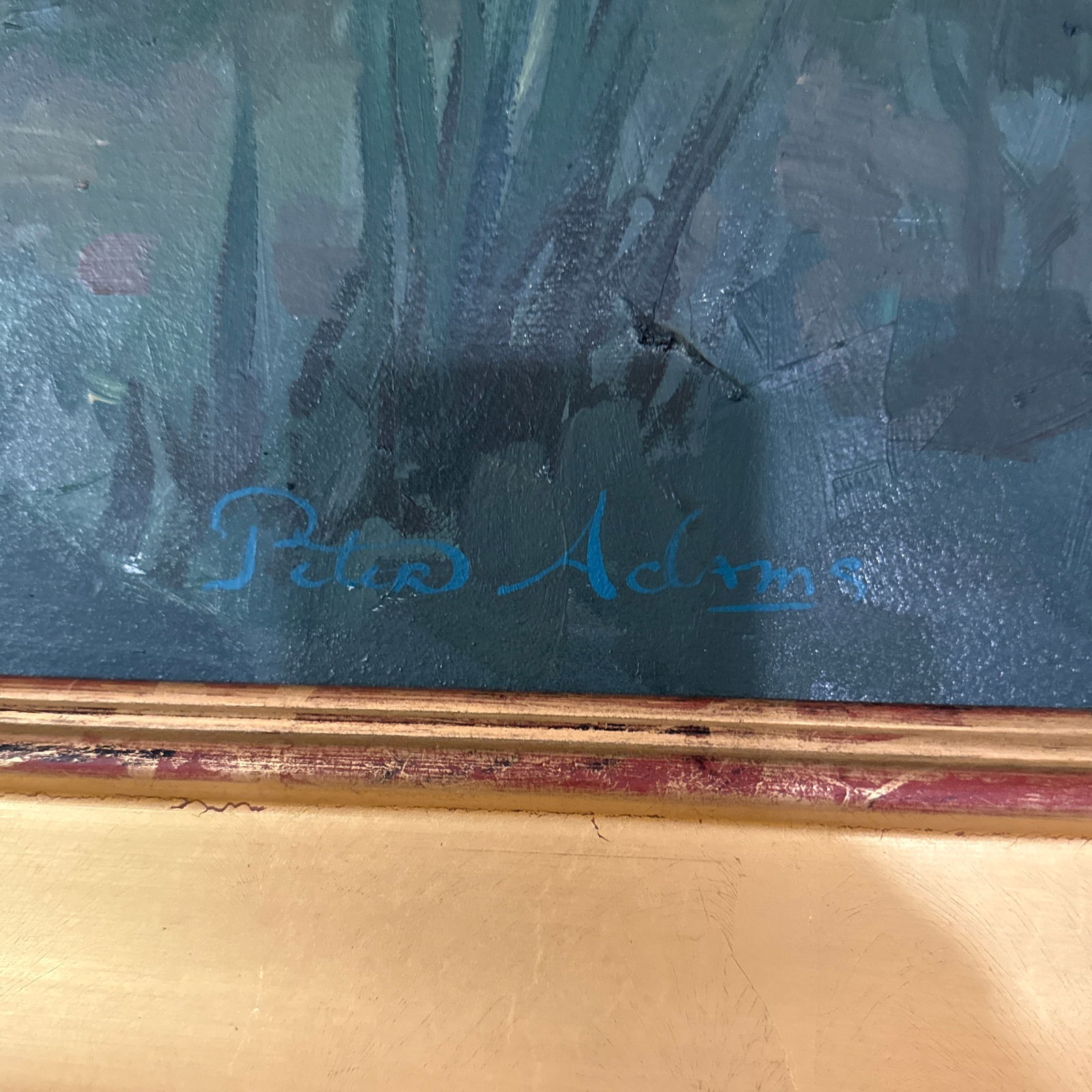 Peter Adams "Eucalyptus Forest" Oil on Board Painting - 3