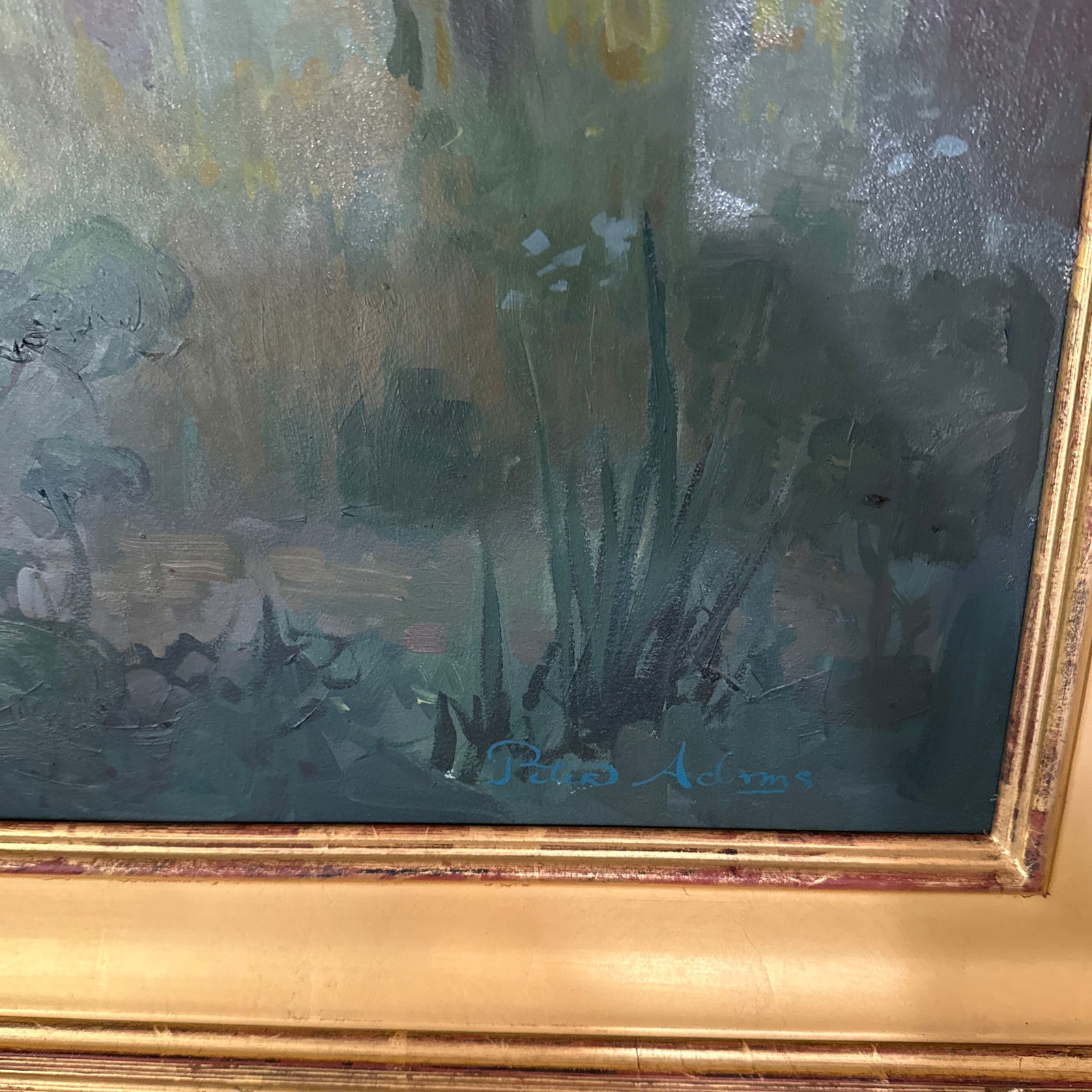 Peter Adams "Eucalyptus Forest" Oil on Board Painting - 8