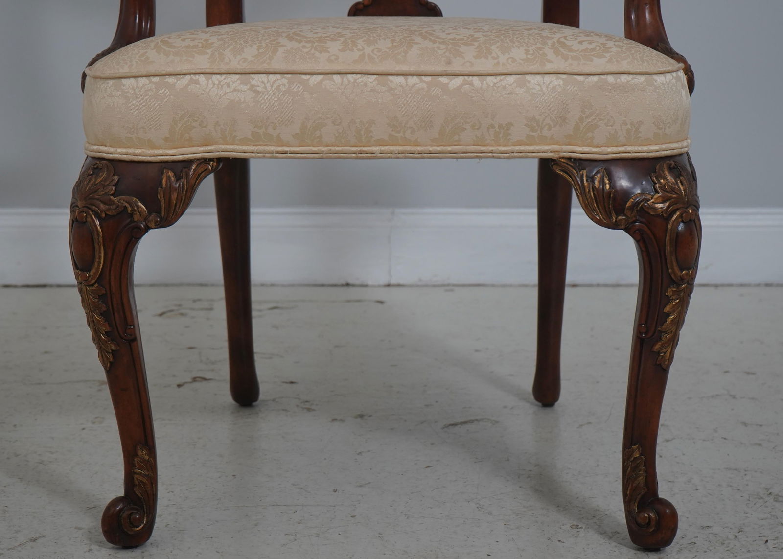 Set of 10 Theodore Alexander Mahogany Georgian Style Dining Chairs - 10