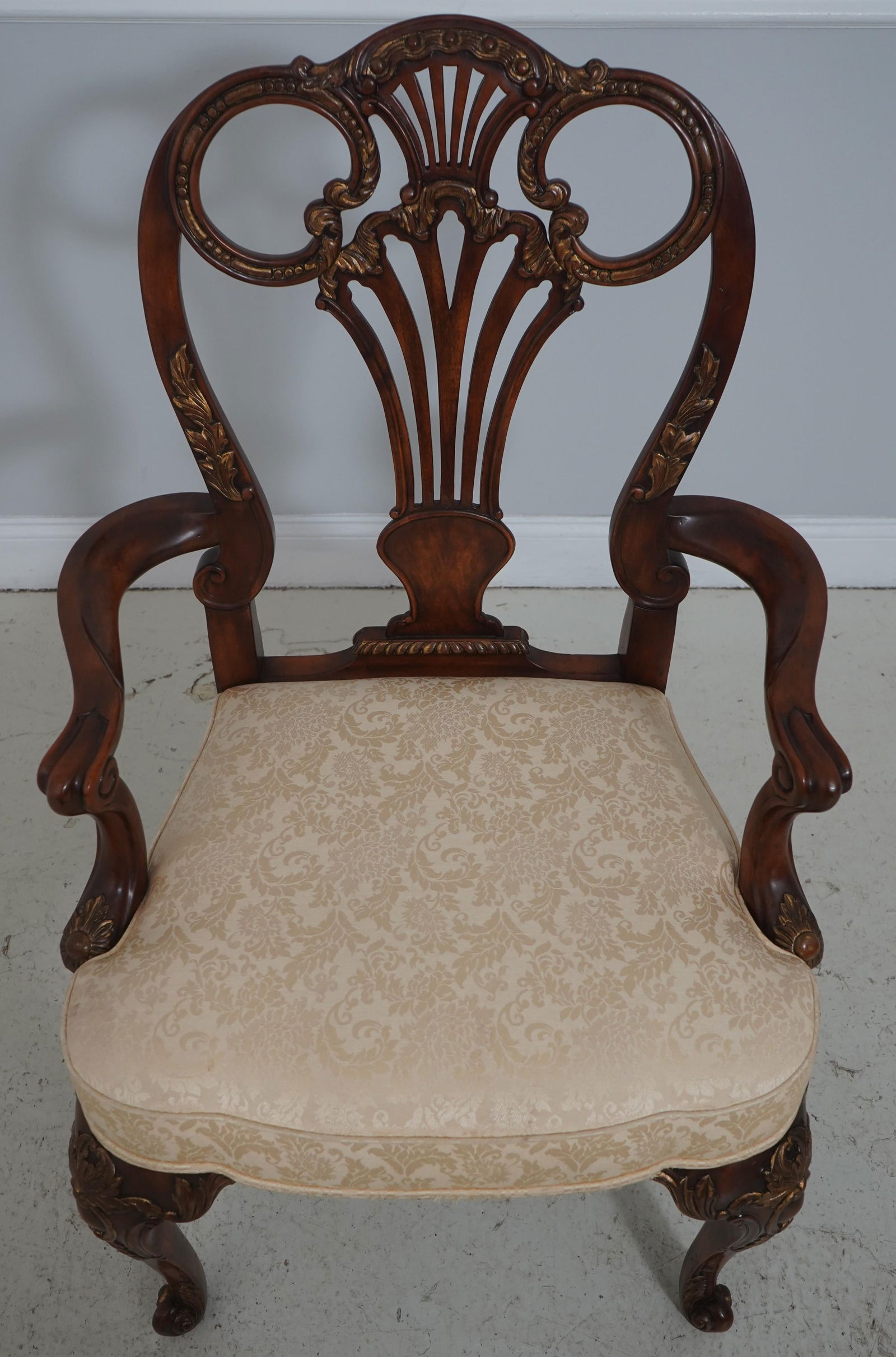 Set of 10 Theodore Alexander Mahogany Georgian Style Dining Chairs - 2