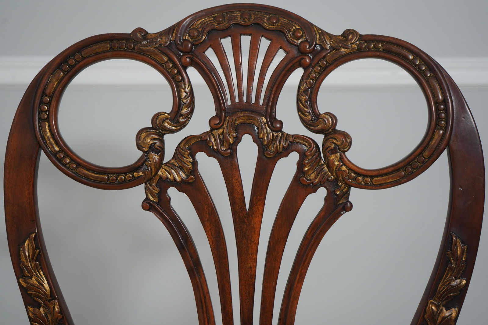 Set of 10 Theodore Alexander Mahogany Georgian Style Dining Chairs - 7