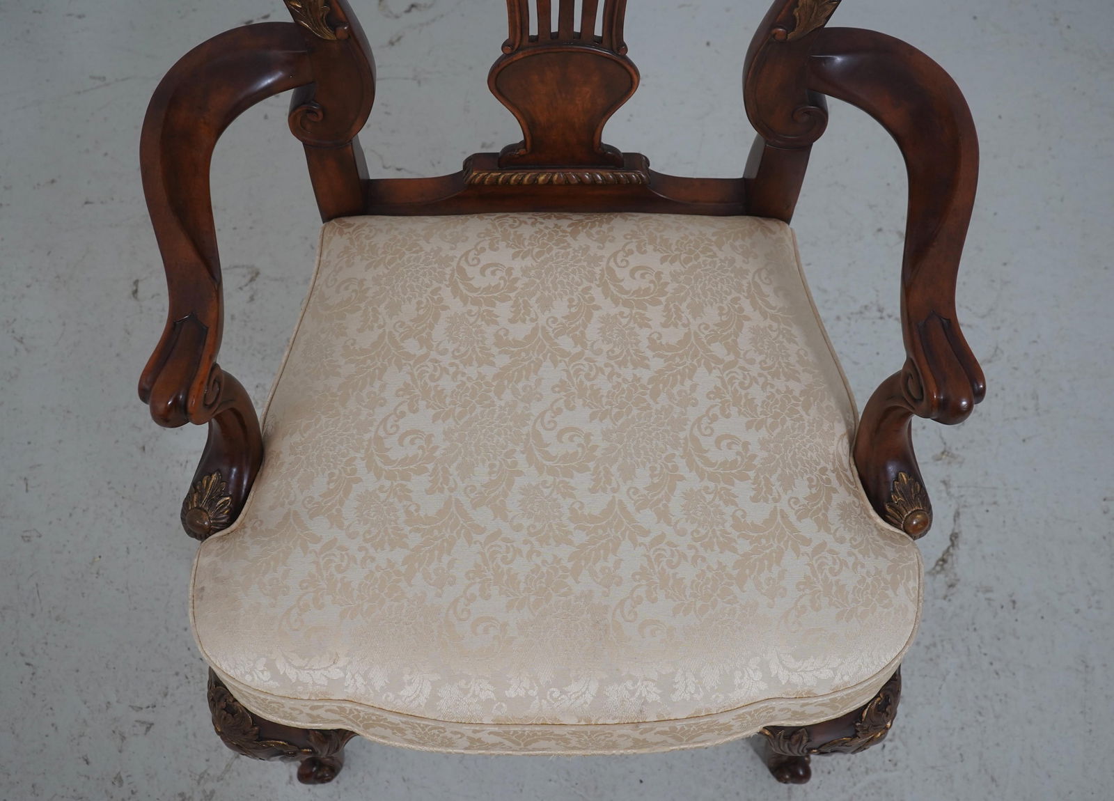 Set of 10 Theodore Alexander Mahogany Georgian Style Dining Chairs - 8