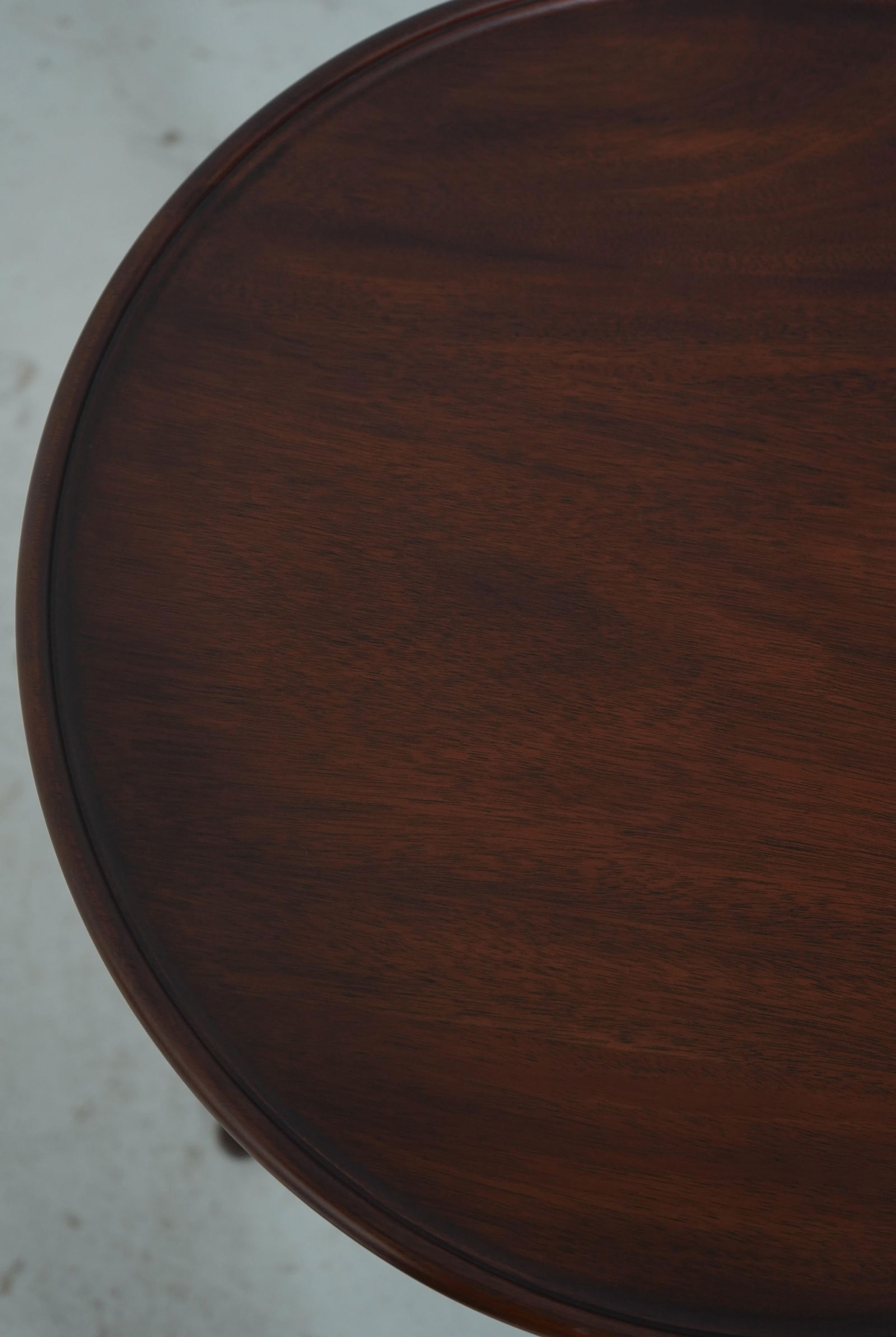 Henkel Harris Mahogany Round Pedestal Side Table Candle Stand - 11