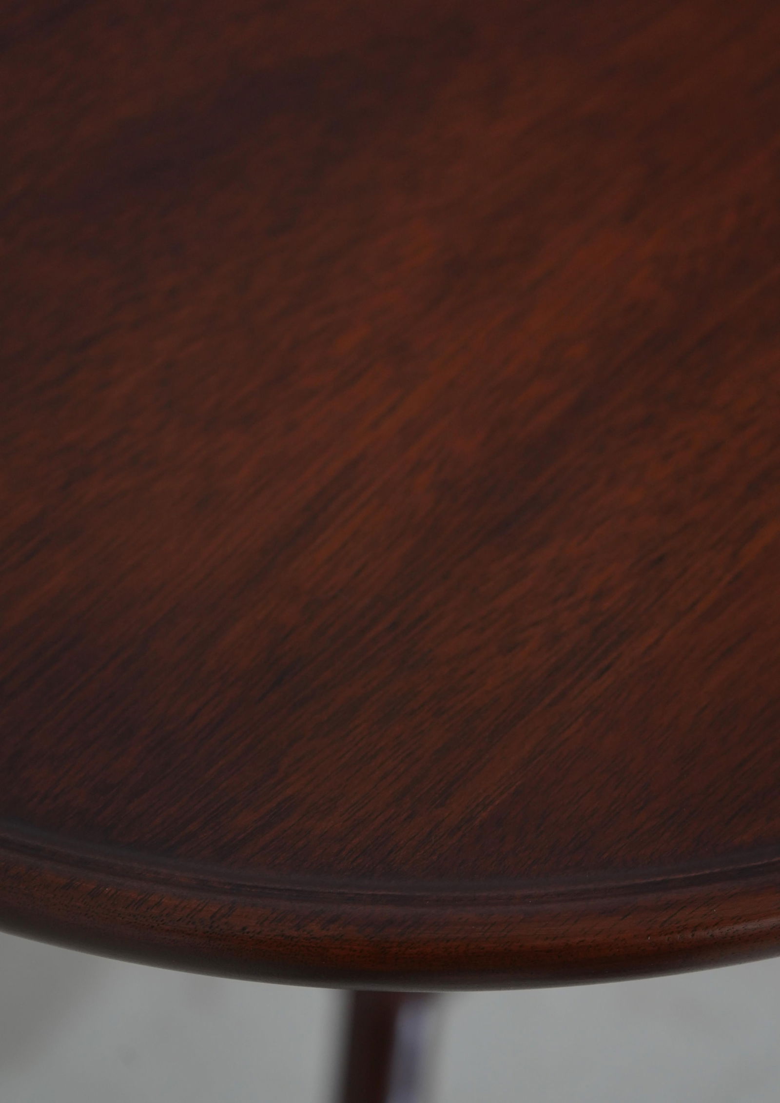 Henkel Harris Mahogany Round Pedestal Side Table Candle Stand - 4