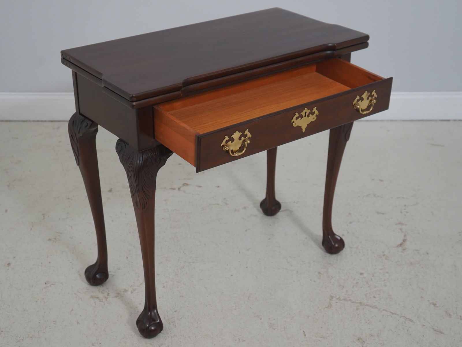 Statton Cherry Private Collection Flip Top Table - 3