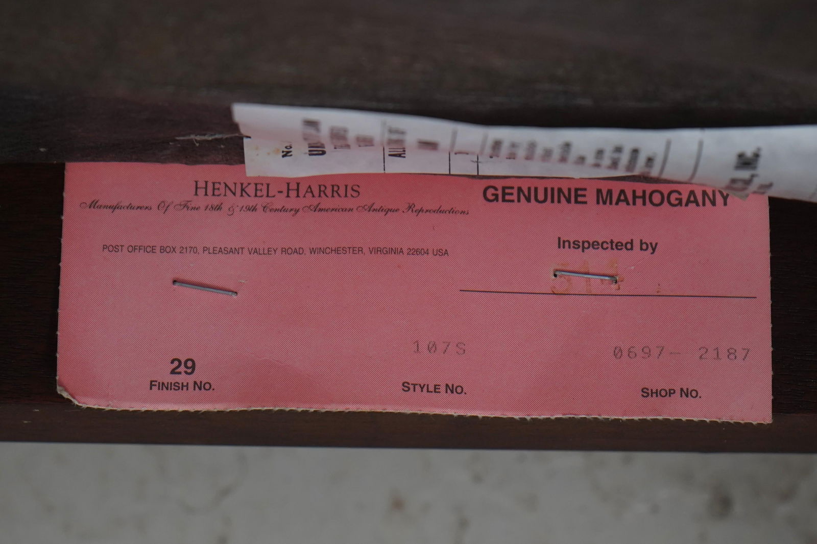 Set of 8 Henkel Harris Mahogany Dining Chairs - 17