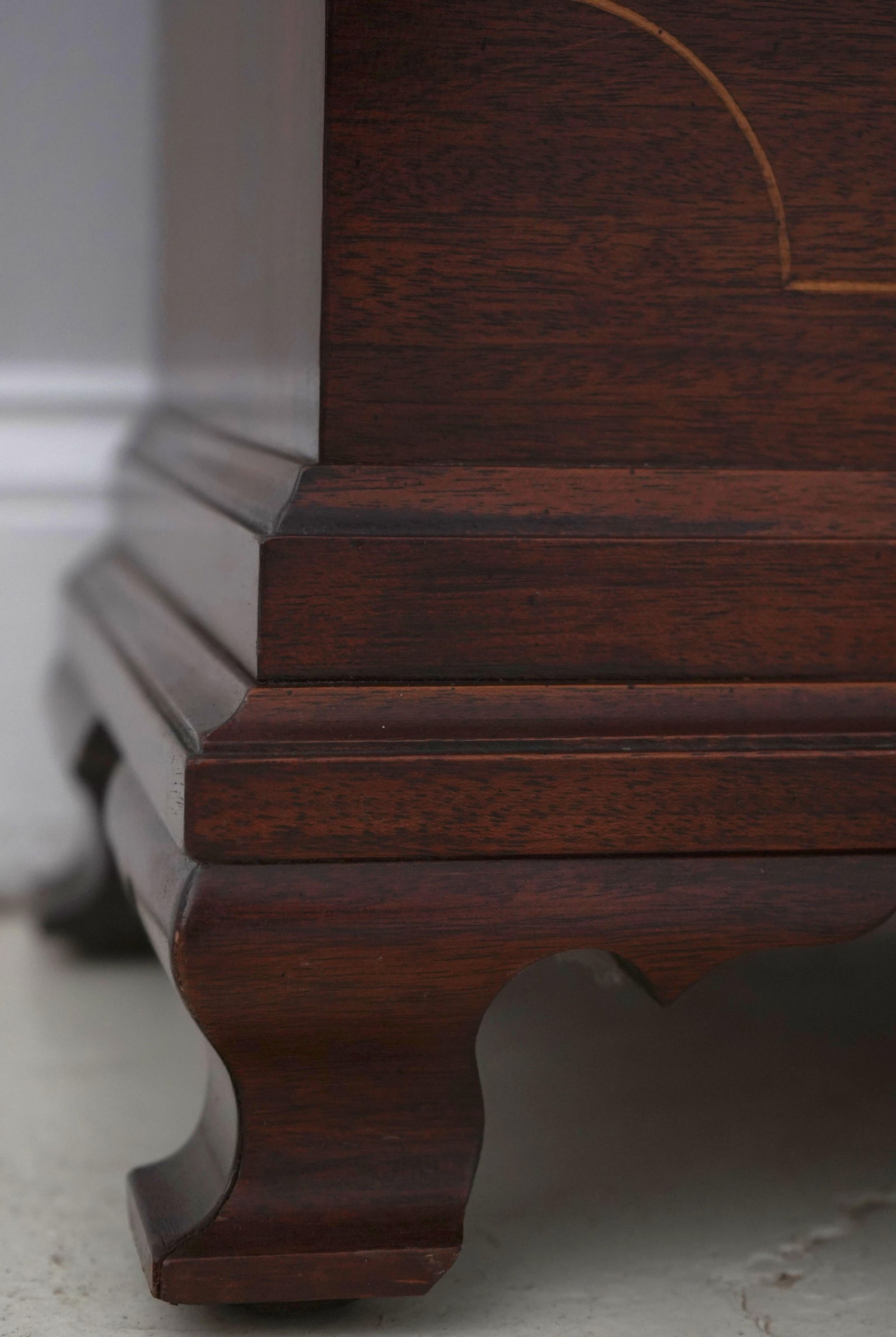 Seth Thomas Willard Mahogany Tall Case Grandfather Clock - 12