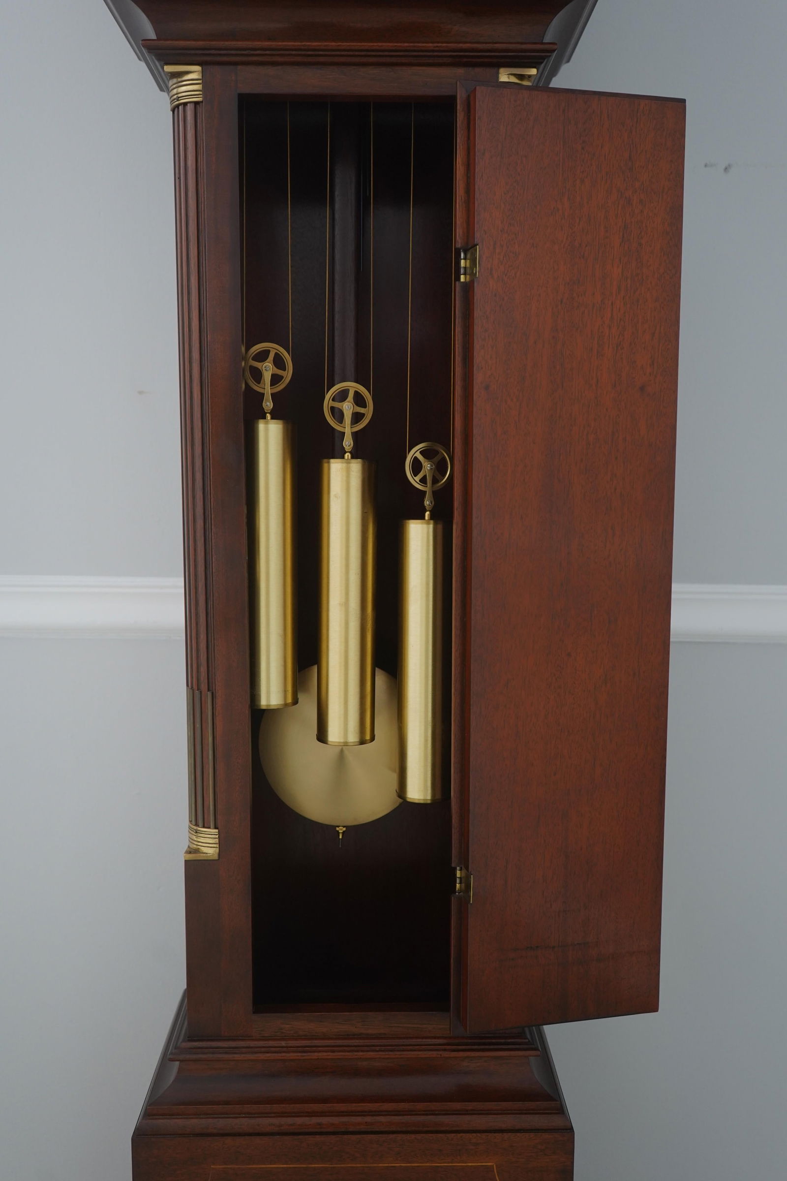 Seth Thomas Willard Mahogany Tall Case Grandfather Clock - 5