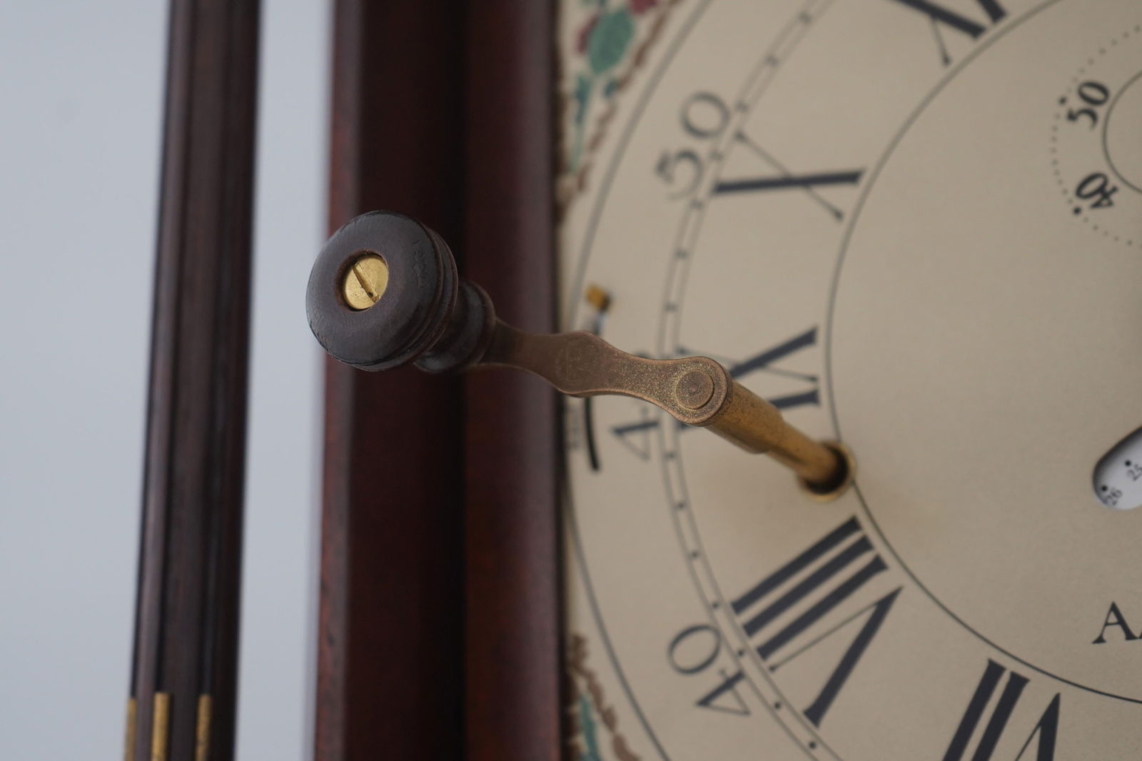 Seth Thomas Willard Mahogany Tall Case Grandfather Clock - 6