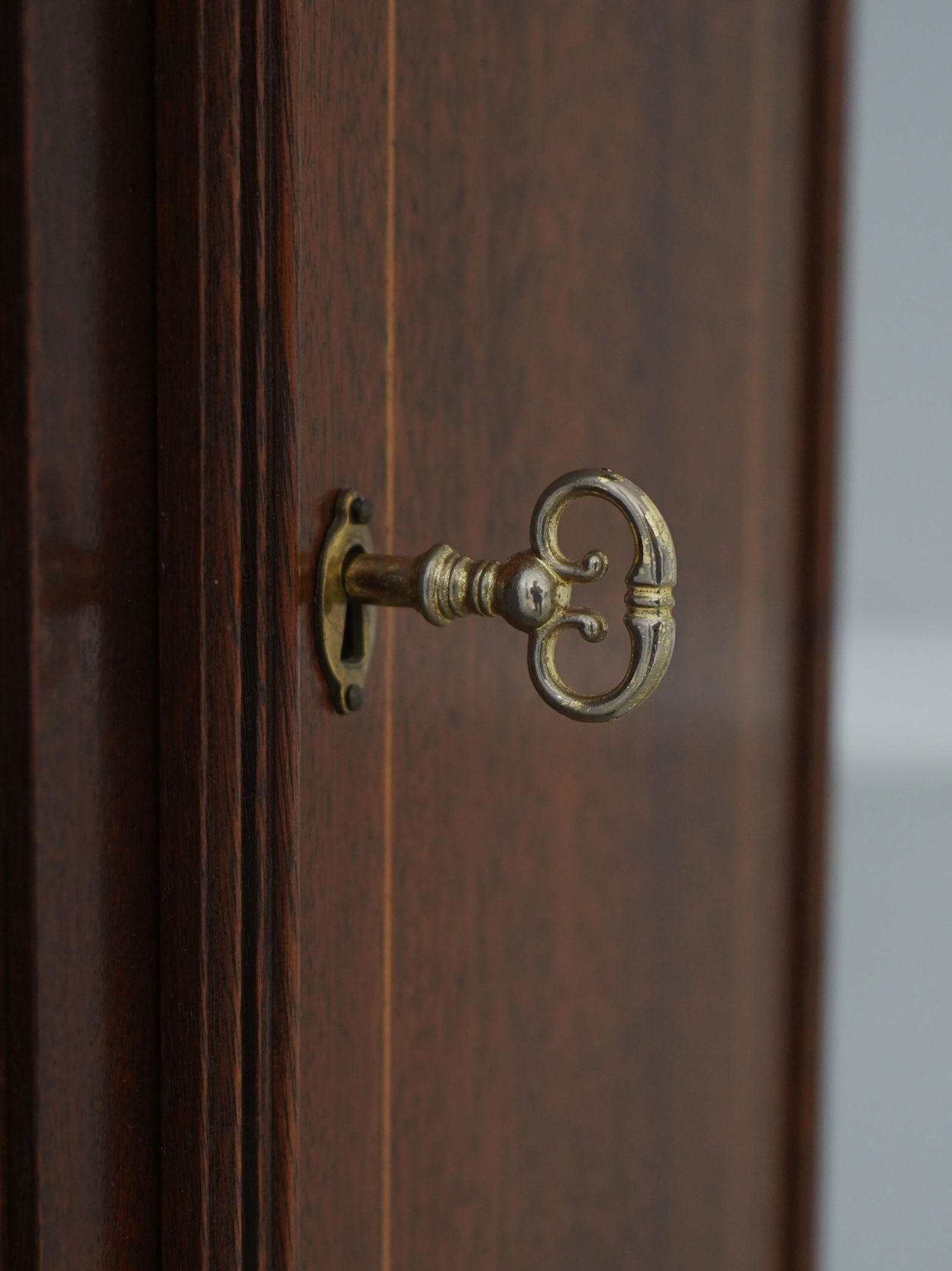 Seth Thomas Willard Mahogany Tall Case Grandfather Clock - 7