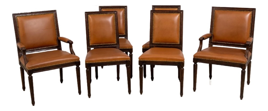 Set of 6 Harden Ralph Lauren Louis XVI Dining Chairs (1 of 18)