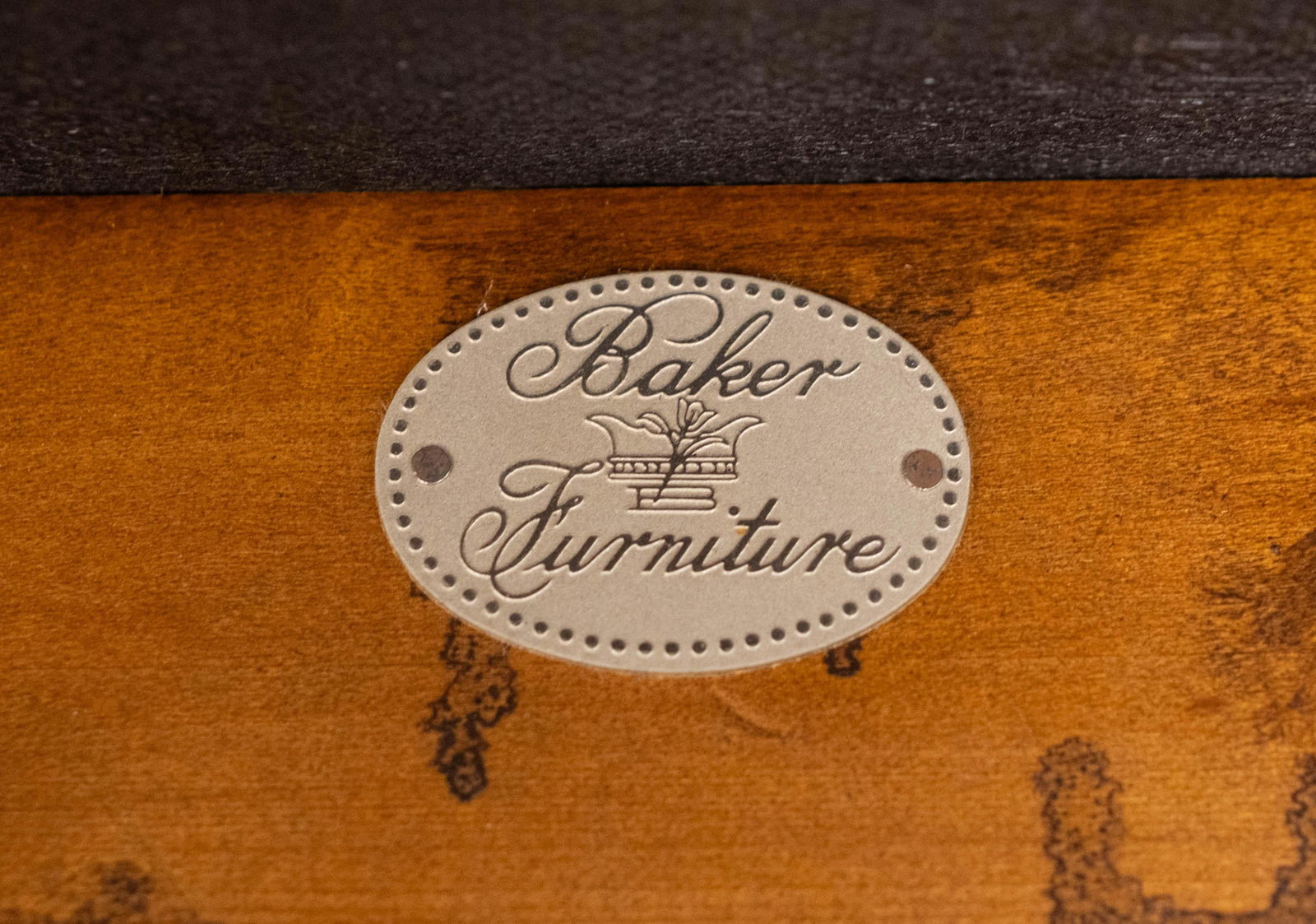 Set of 8 Baker Louis XV Walnut Cane Back Dining Chairs - 18