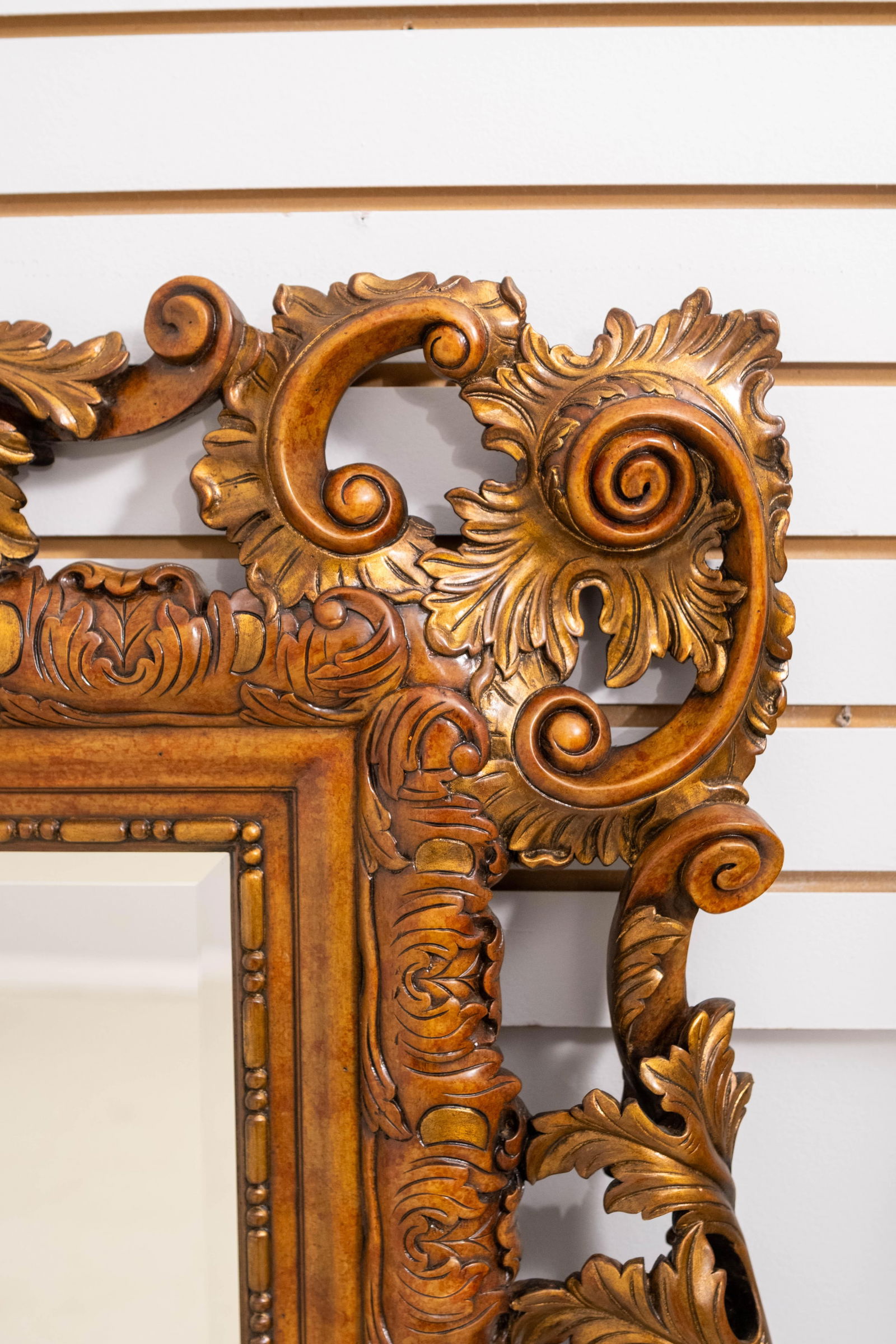 Theodore Alexander 19th C. Style Gilt Carved Wood Hanging Mirror - 3