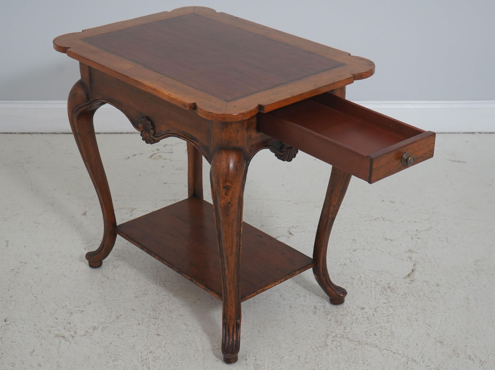 Henredon Mahogany French Provincial Side Table - 3