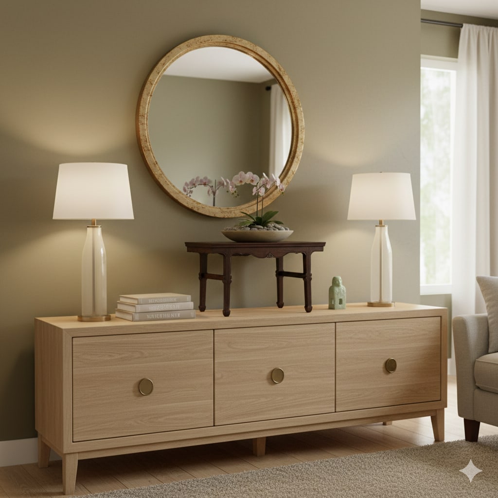 Oriental Brown Stain Tall Legs Rectangular Display Easel Stand Table - 10