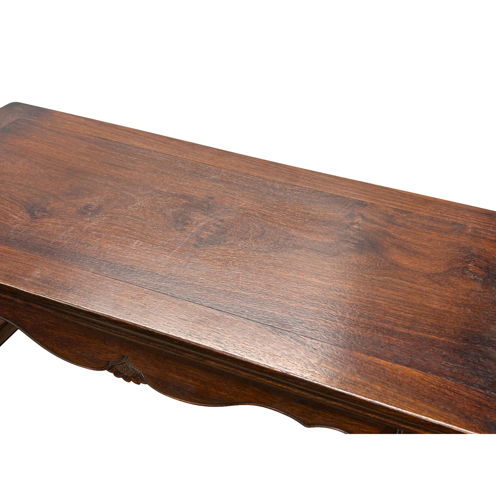 Oriental Brown Stain Tall Legs Rectangular Display Easel Stand Table - 5