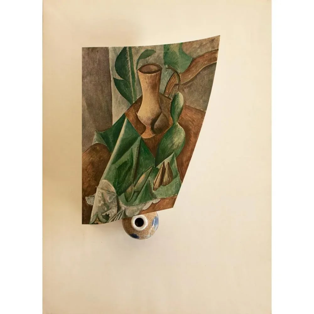 1960s After Pablo Picasso Cubist Still Life, Vintage Full-Color Print - 3