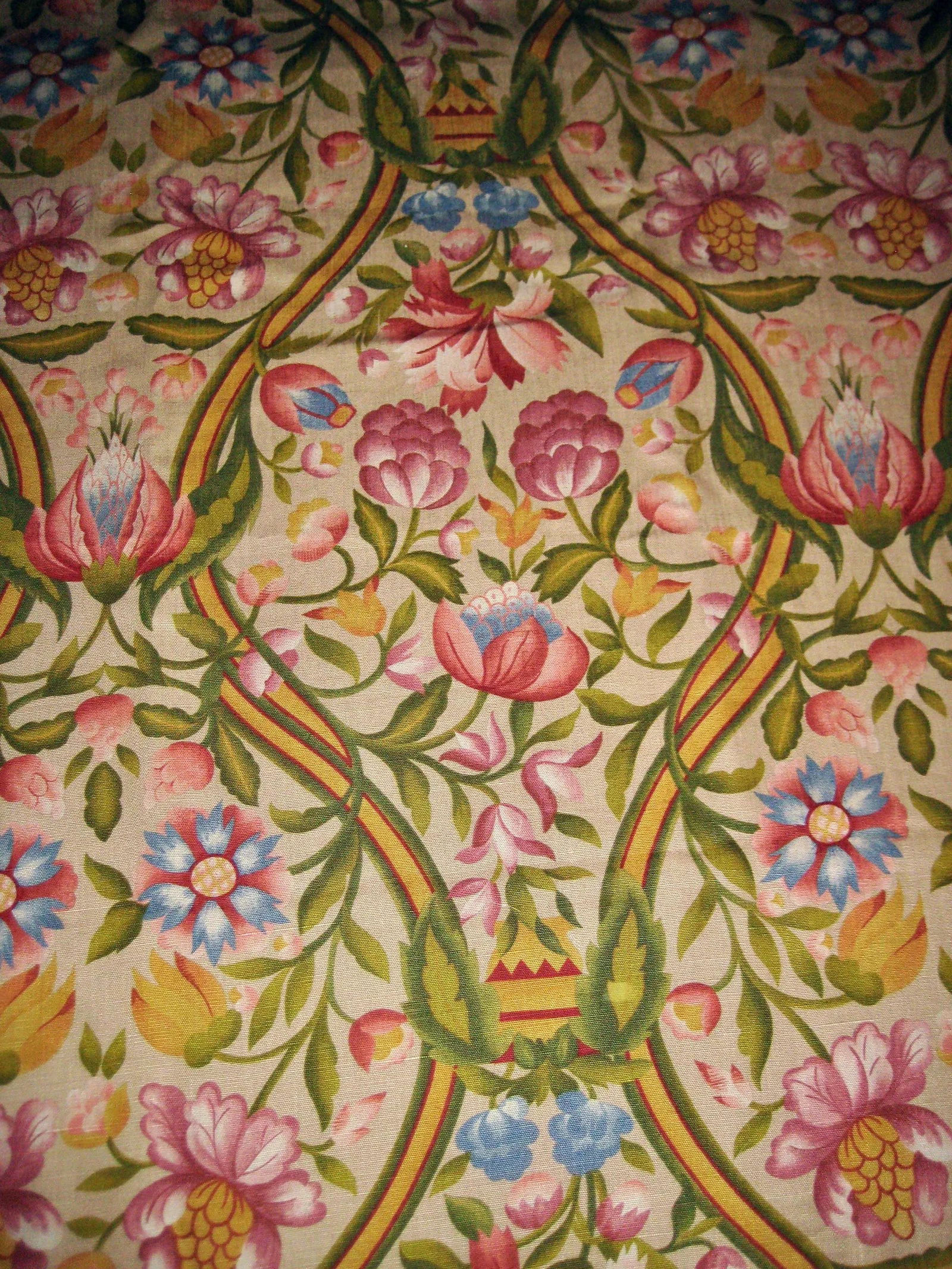 Italian Floral Baroque Rubelli Fabric Textile- 10 Yards - 6