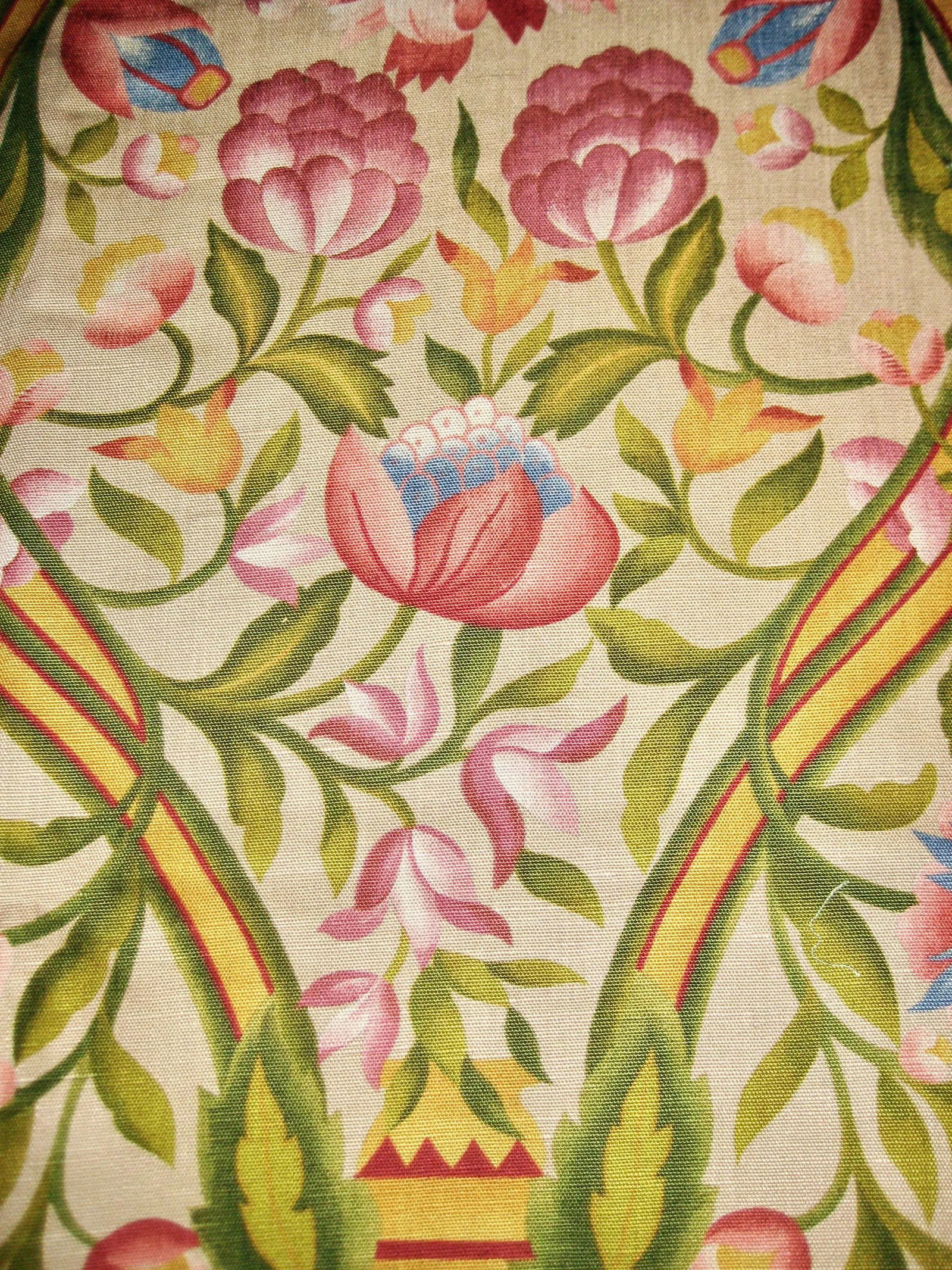 Italian Floral Baroque Rubelli Fabric Textile- 10 Yards - 8