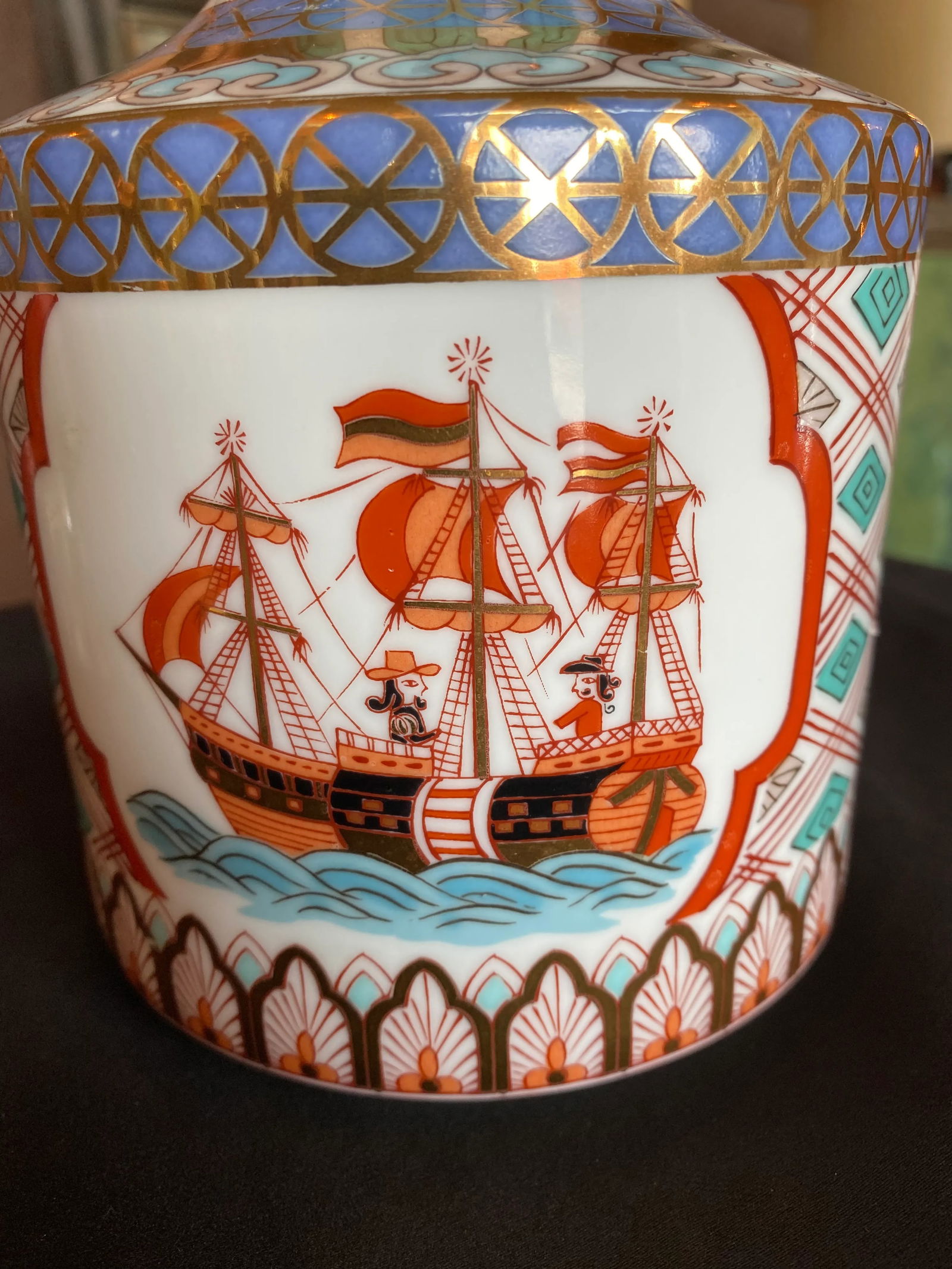 1980s Arita Imari Cocktail Set- 6 Pieces - 5