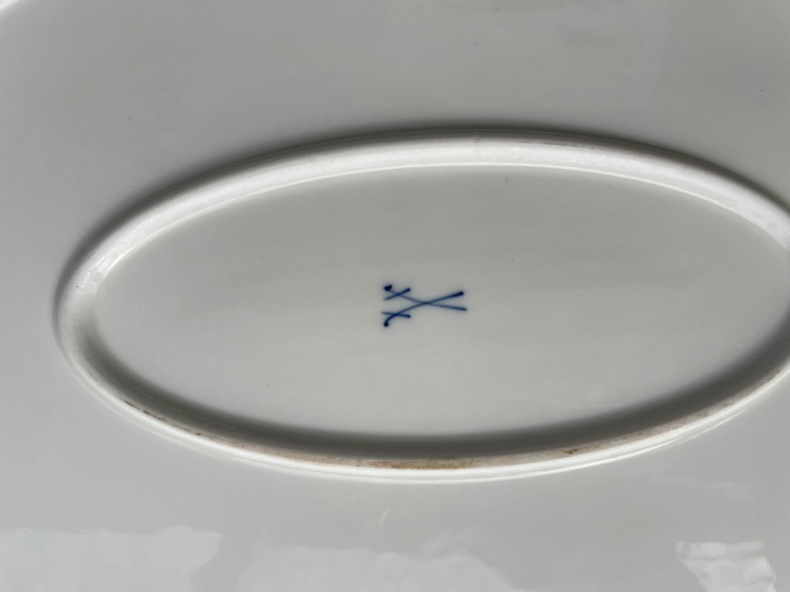 Antique Meissen Porcelain Floral Platter, 19th Century - 10