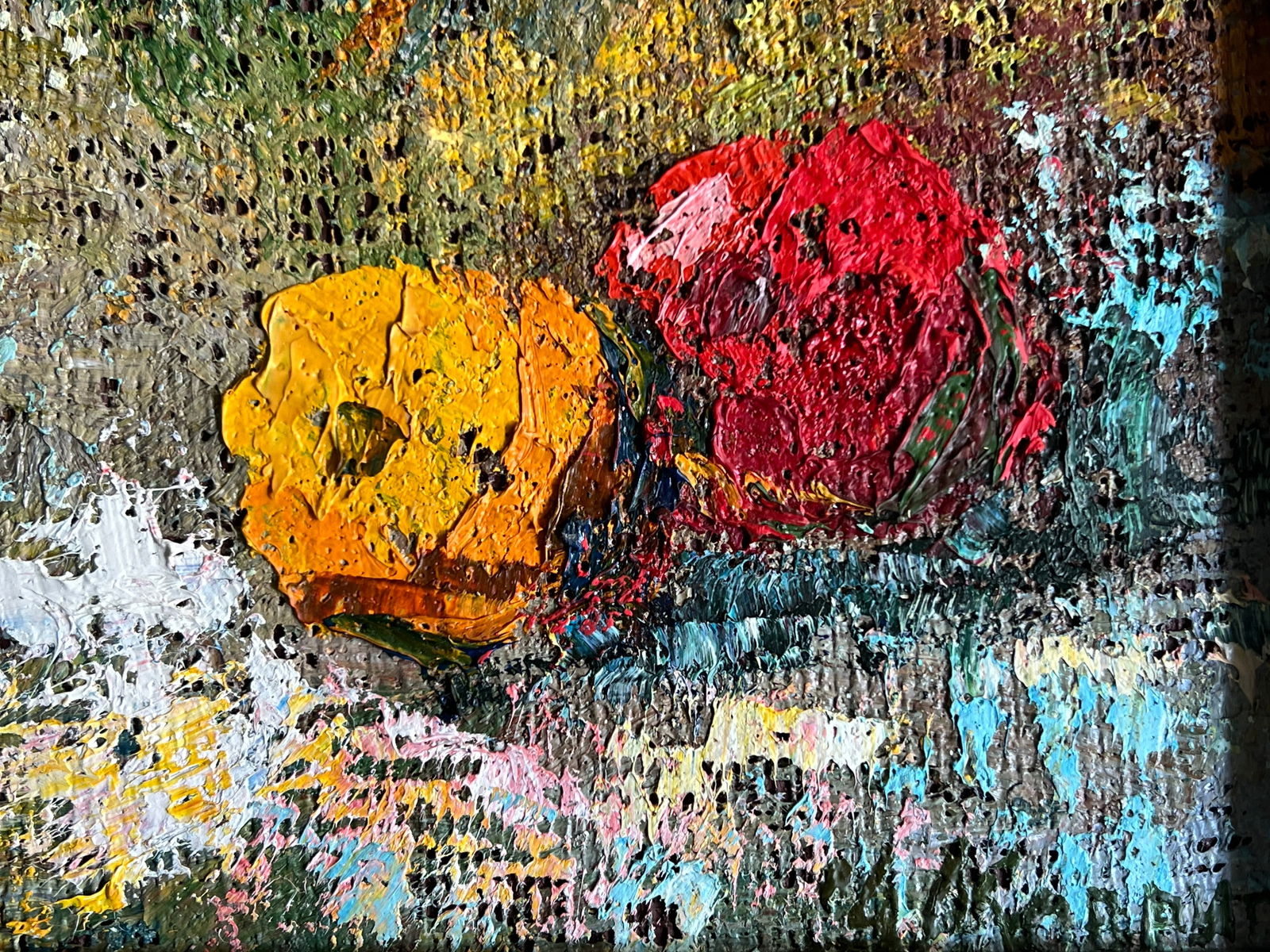 Oil painting with frame Apples K. Leonid - 5