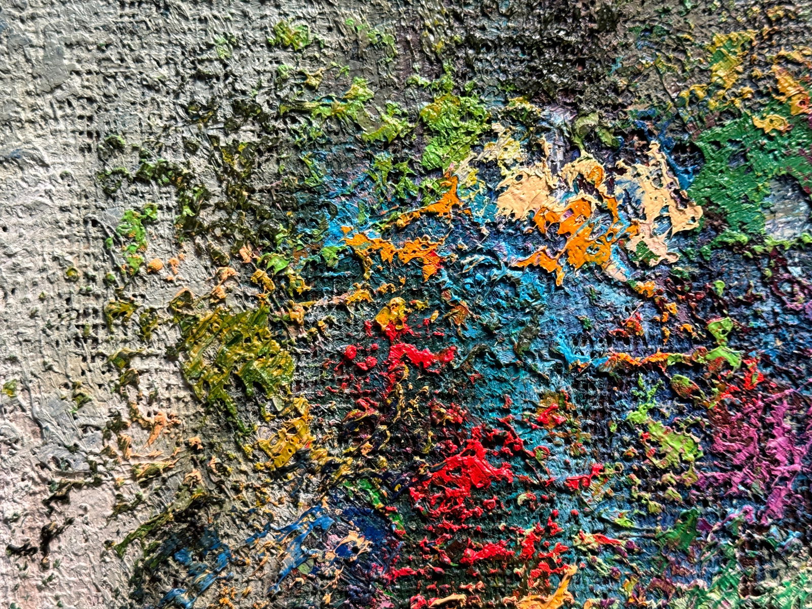 Oil painting with frame flowers K. Leonid - 3