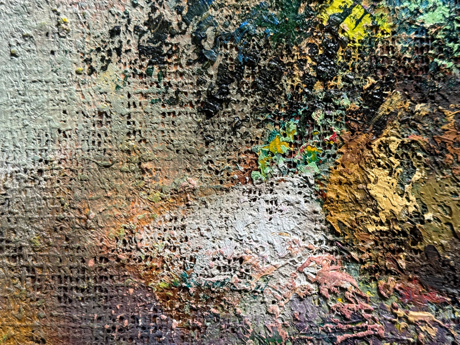 Oil painting with frame flowers K. Leonid - 7