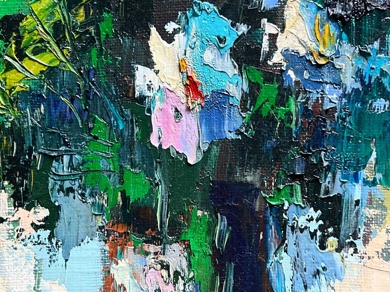 Oil painting with farme flowers K. Leonid - 7