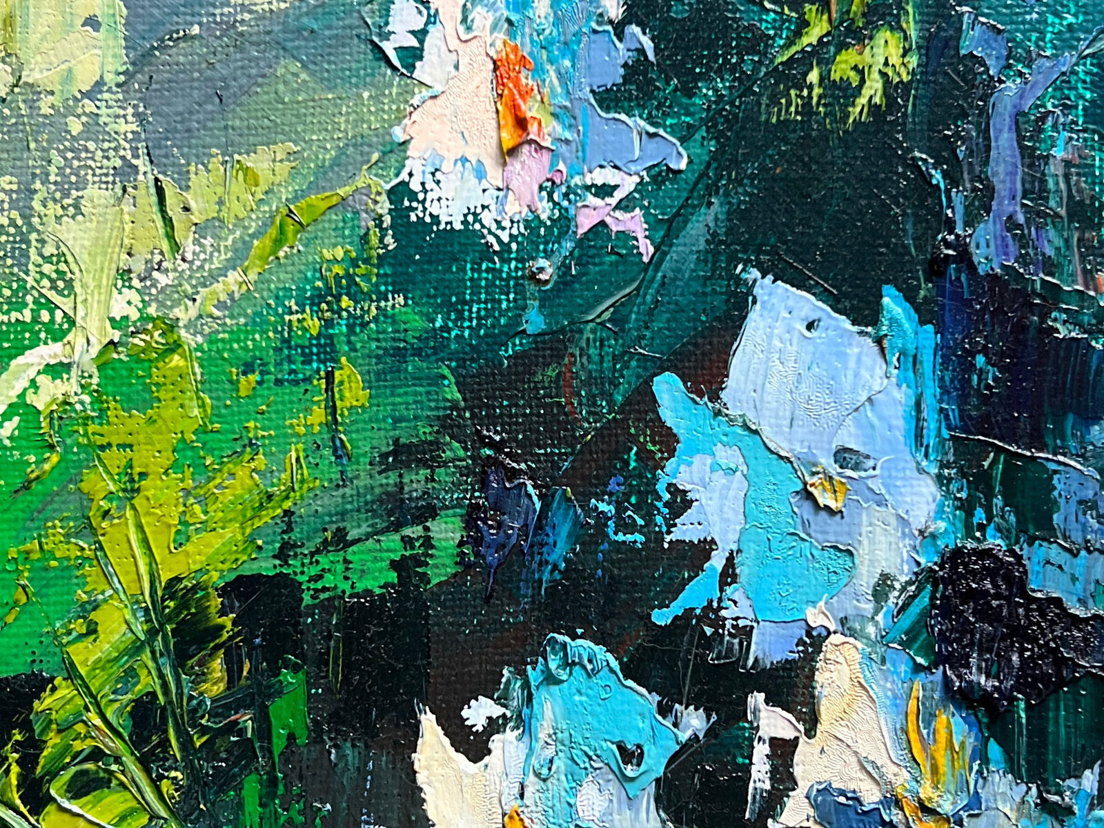 Oil painting with farme flowers K. Leonid - 8