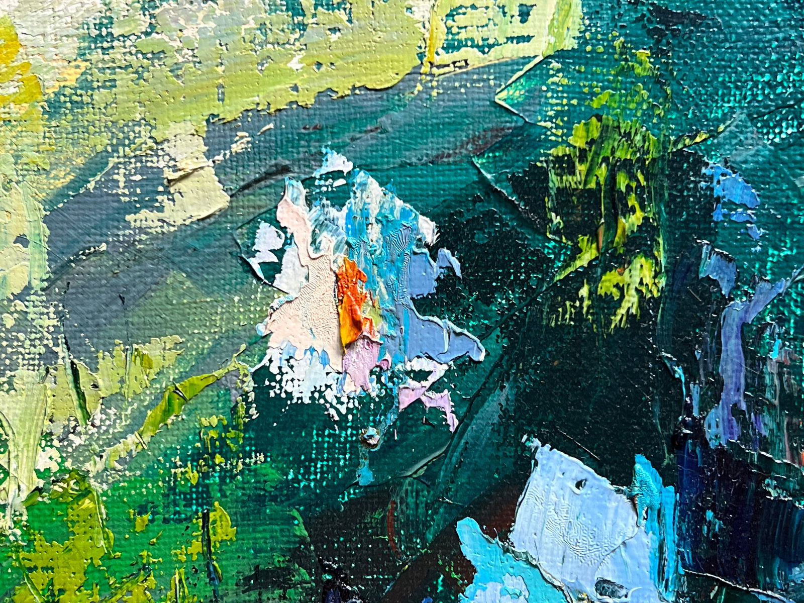 Oil painting with farme flowers K. Leonid - 9